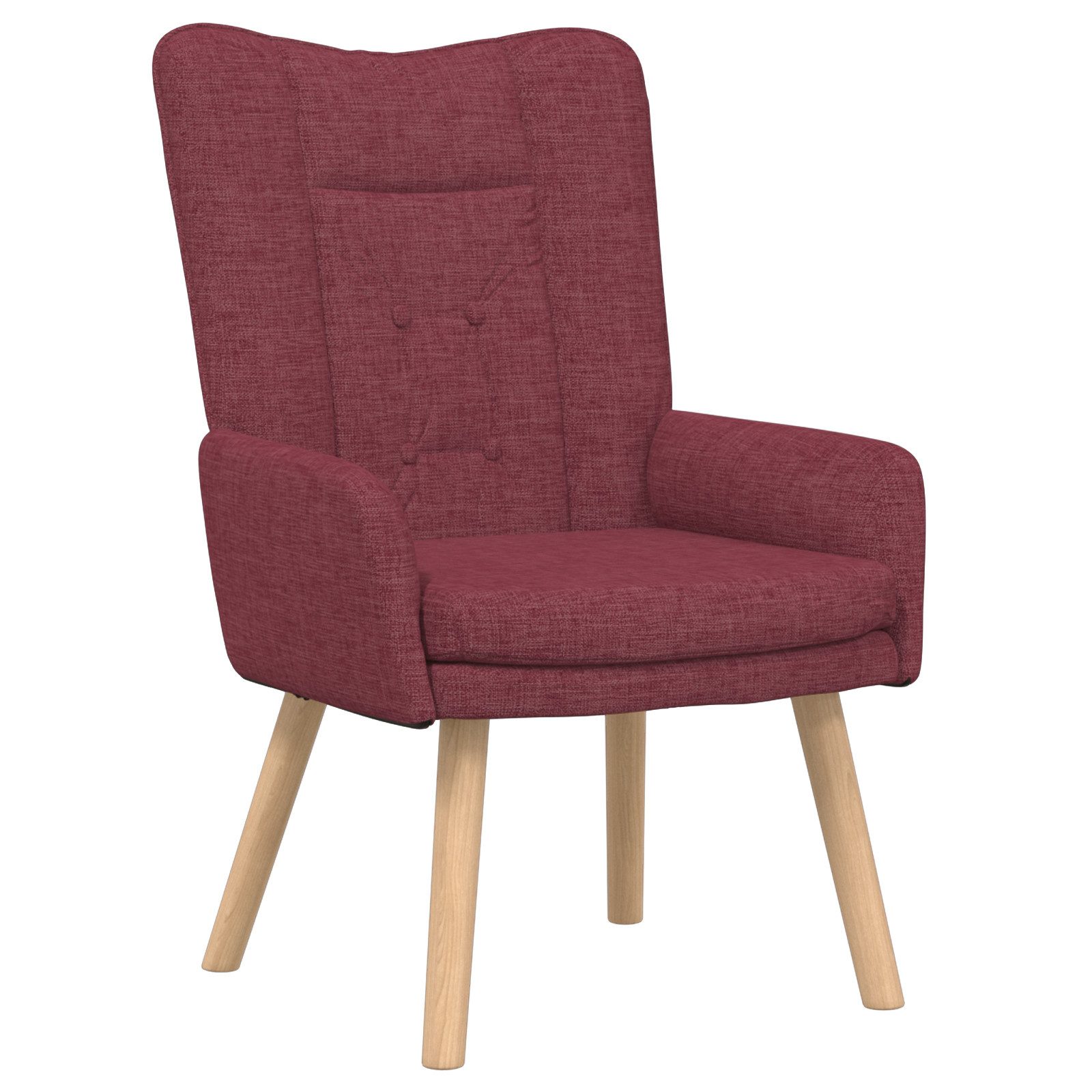 vidaXL Sessel Relaxsessel Weinrot Stoff (1-St) günstig online kaufen
