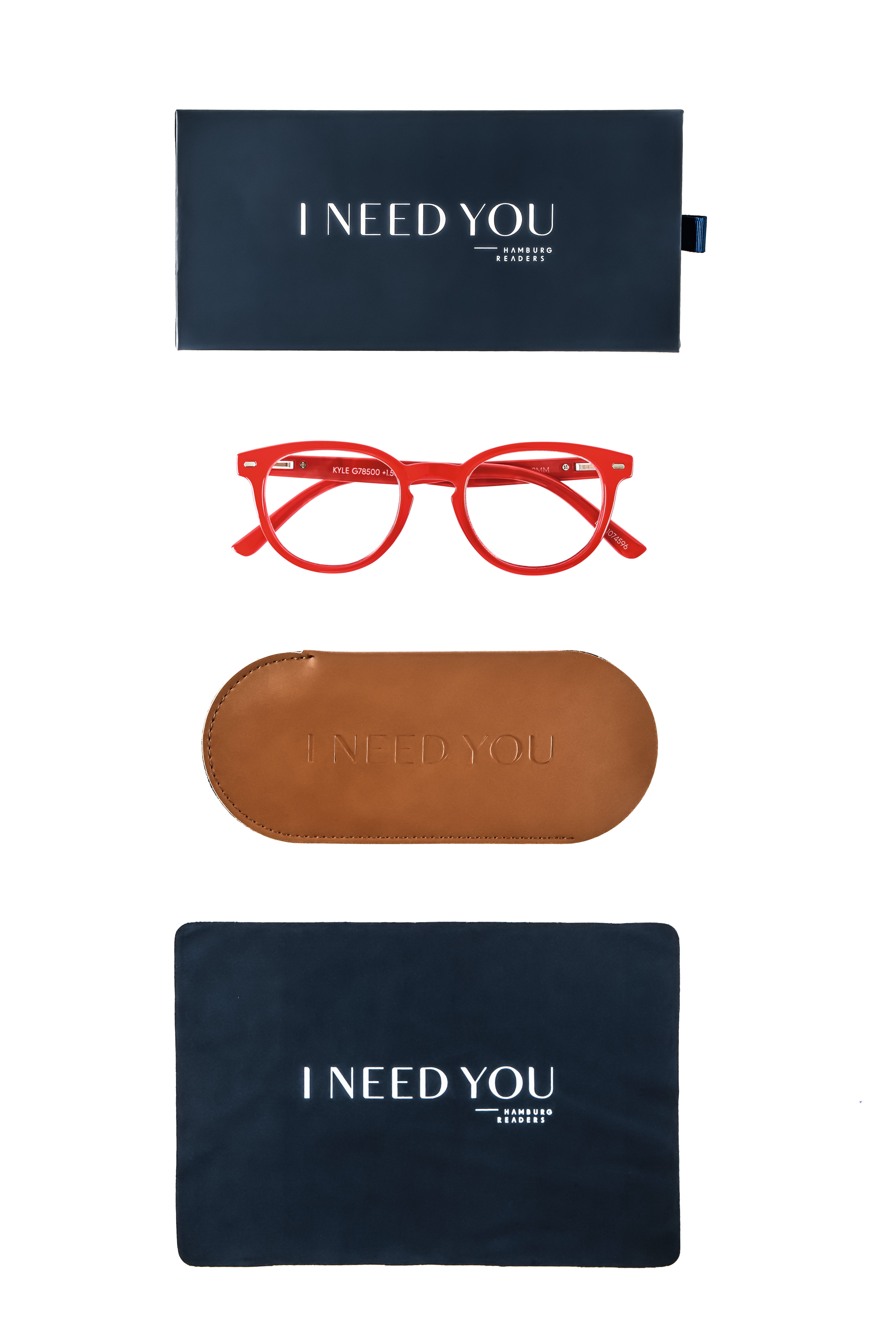 I NEED YOU - HAMBURG READERS Lesebrille Kyle, recycelte Materialien