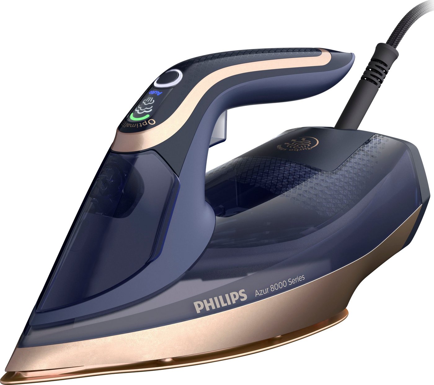 Philips Dampfbügeleisen DST8050/20 8000 Series, 3000 W, SteamGlide Elite Bügelsohle, mit 350 ml Wassertank und 260 g Dampfstoß