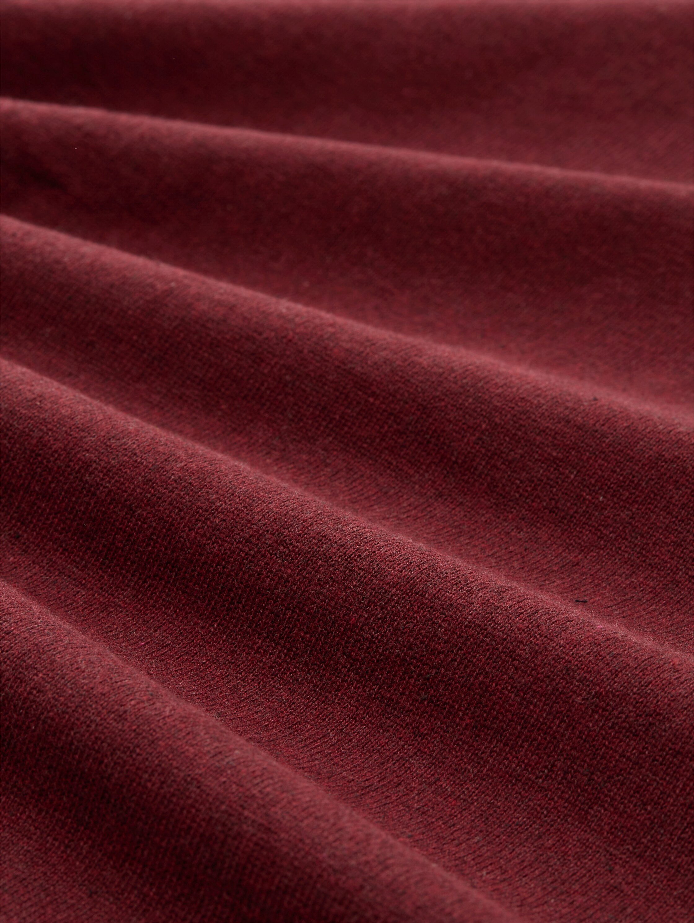 TOM TAILOR V-Ausschnitt-Pullover mit kleiner Logo-Stickerei