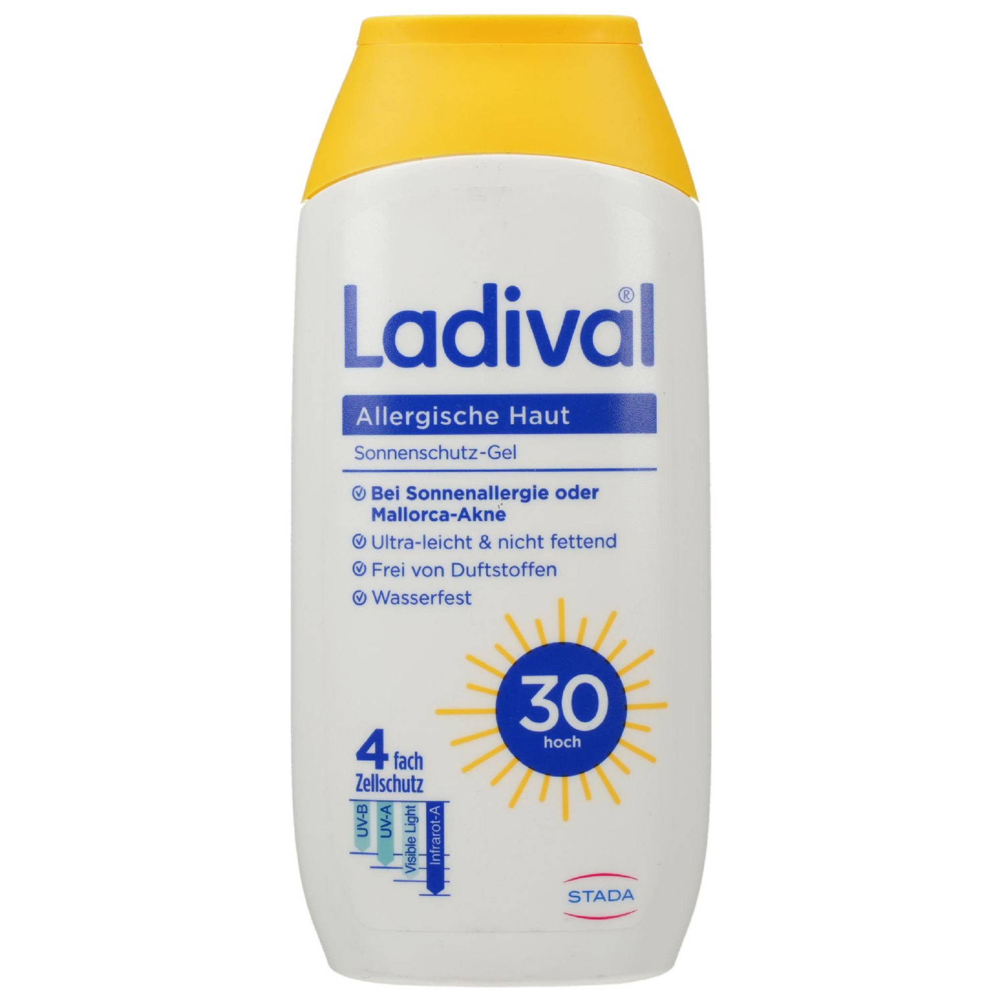 Ladival Sonnenschutzcreme LADIVAL allergische Haut Sonnenschutz-Gel LSF 30 200ml PZN 19362674