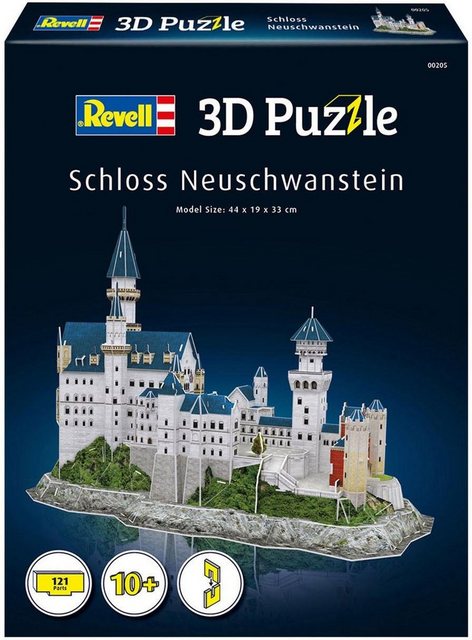 Image of 3D-Puzzle Schloss Neuschwanstein, 121 Teile, 44 cm