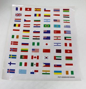 JOKA international Globus Lern-Globus "Color My World" mit Stickern und abwaschbaren Stiften