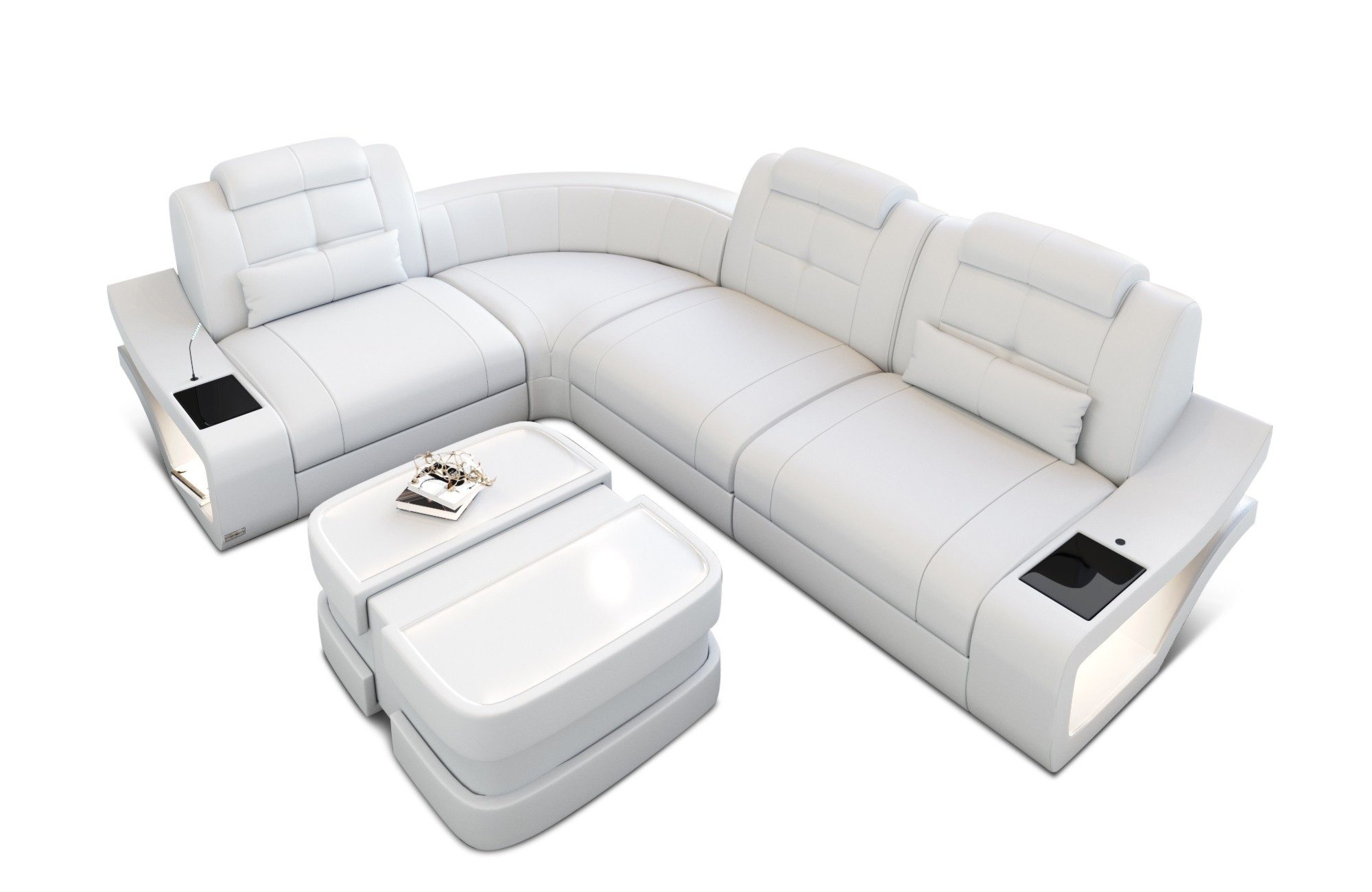 Sofa Dreams Ecksofa Leder Sofa Couch günstig online kaufen