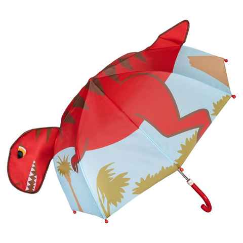 von Lilienfeld Stockregenschirm Kinderschirm Dinosaurier T-Rex Kids Junge Mädchen bis ca. 8 Jahre, abgeflachte Schirmspitze