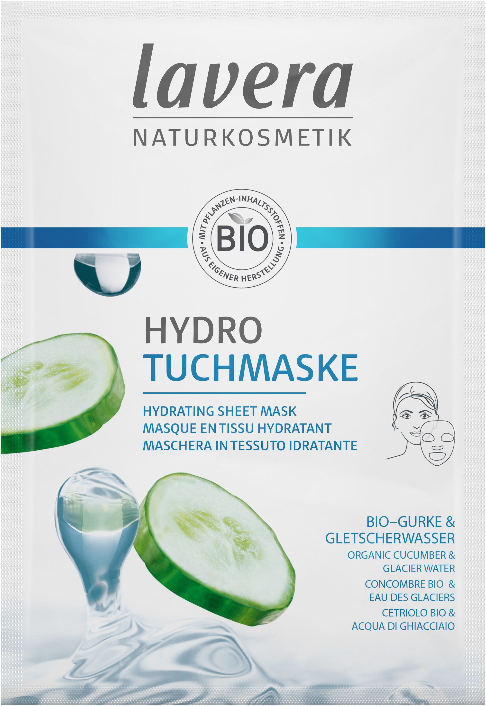 lavera Gesichtsmaske Hydro Tuchmaske, 1-tlg.