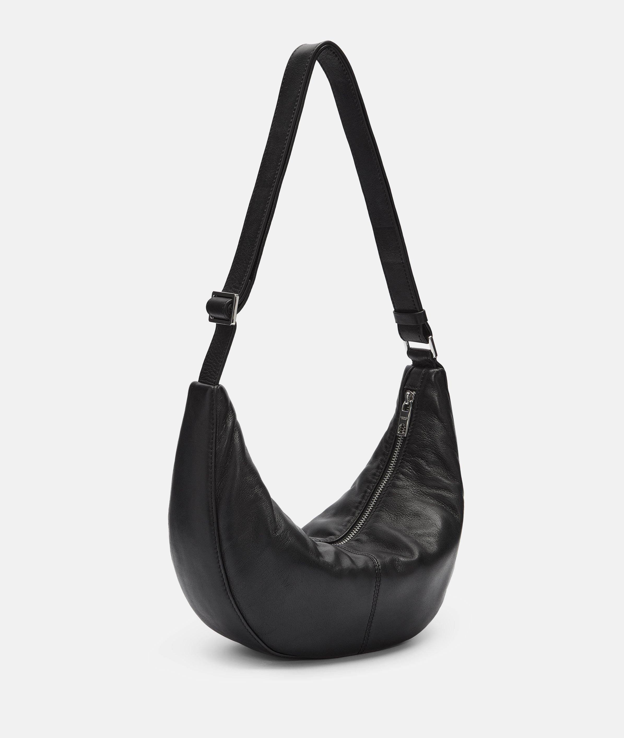 Liebeskind Berlin Schultertasche Moon Hobo S, Kleine Hobo-Bag aus Schafsleder
