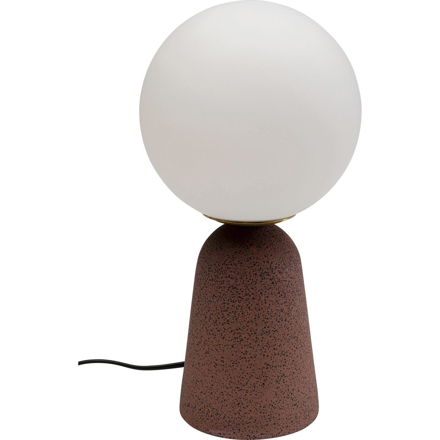 Kare Design Tischleuchte Bollie, ohne Leuchtmittel, Betonsockel
