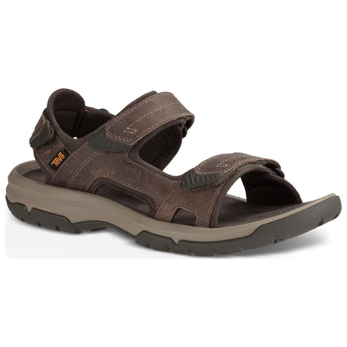 Teva Langdon Sandal Mens Outdoorsandale Hochwertige Herren-Sandale aus Leder mit optimaler Passform, ideal