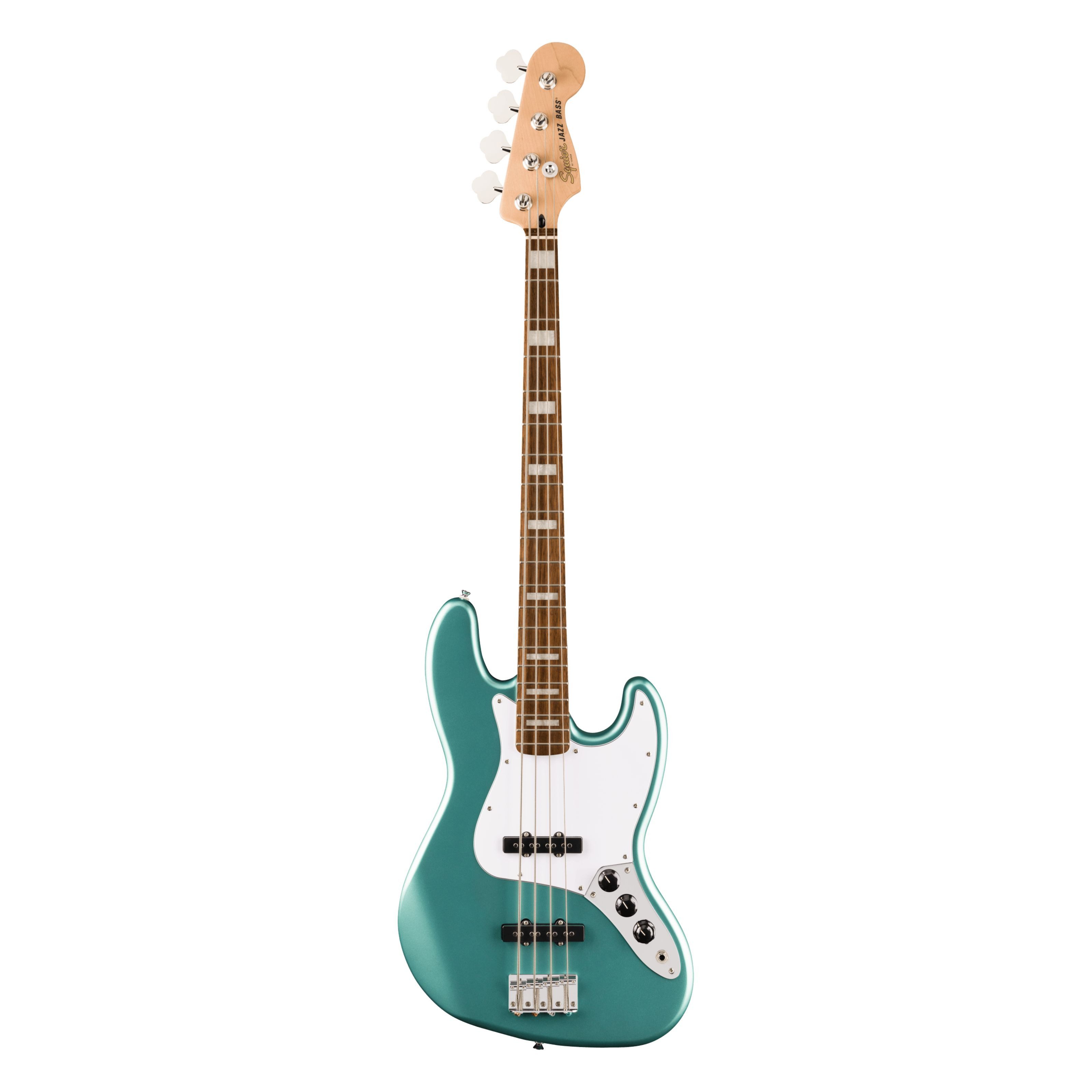 Squier E-Bass, Электрические басы, 4-Saiter Электрические басы, Affinity Active Jazz Bass Mystic Sea Foam Green - E-Bass