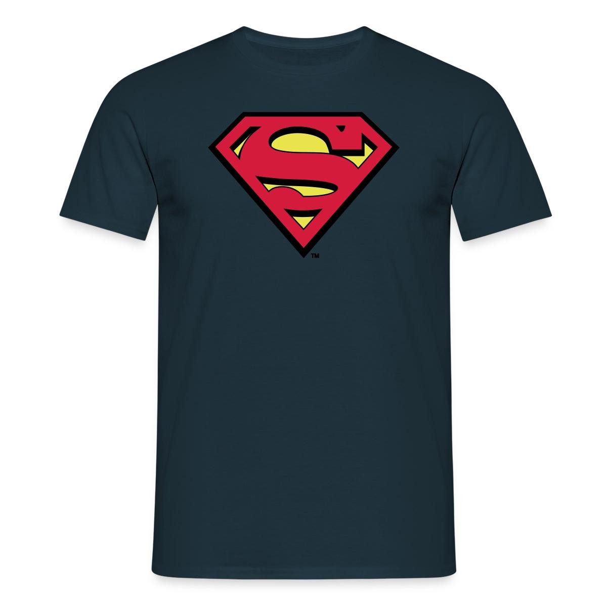 Spreadshirt T-Shirt DC Comics Superman Logo Original Karneval Männer T-Shirt (1-tlg)