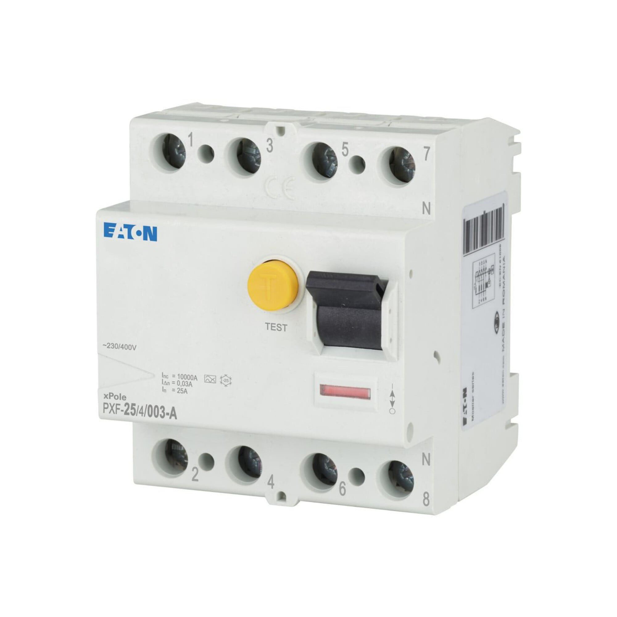 EATON Schalter Eaton FI-Schutzschalter 25A 4p, 30mA PXF-25/4/003-A