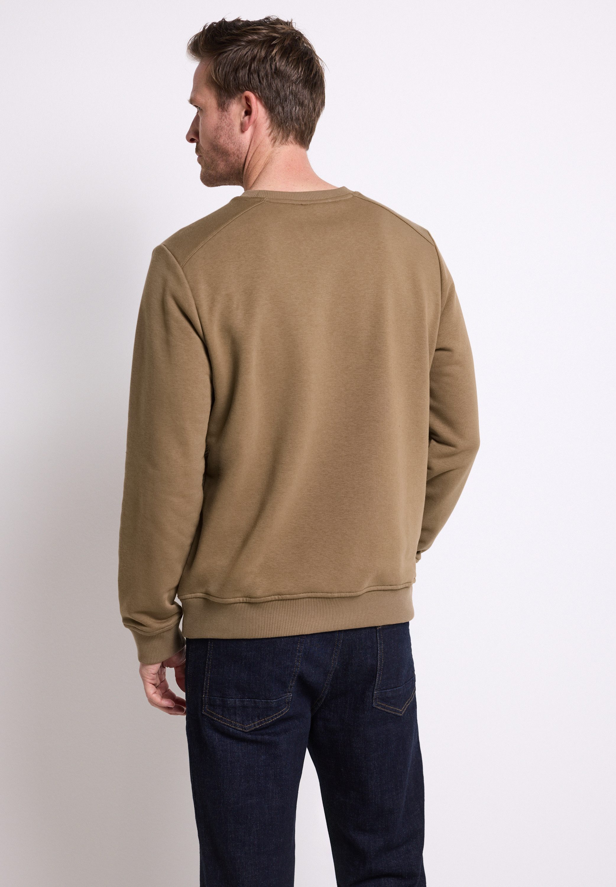 STREET ONE MEN Sweatshirt Rundhalsausschnitt günstig online kaufen