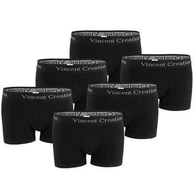 Vincent Creation® Boxershorts (6-St) angenehm stretchiger Baumwollmix