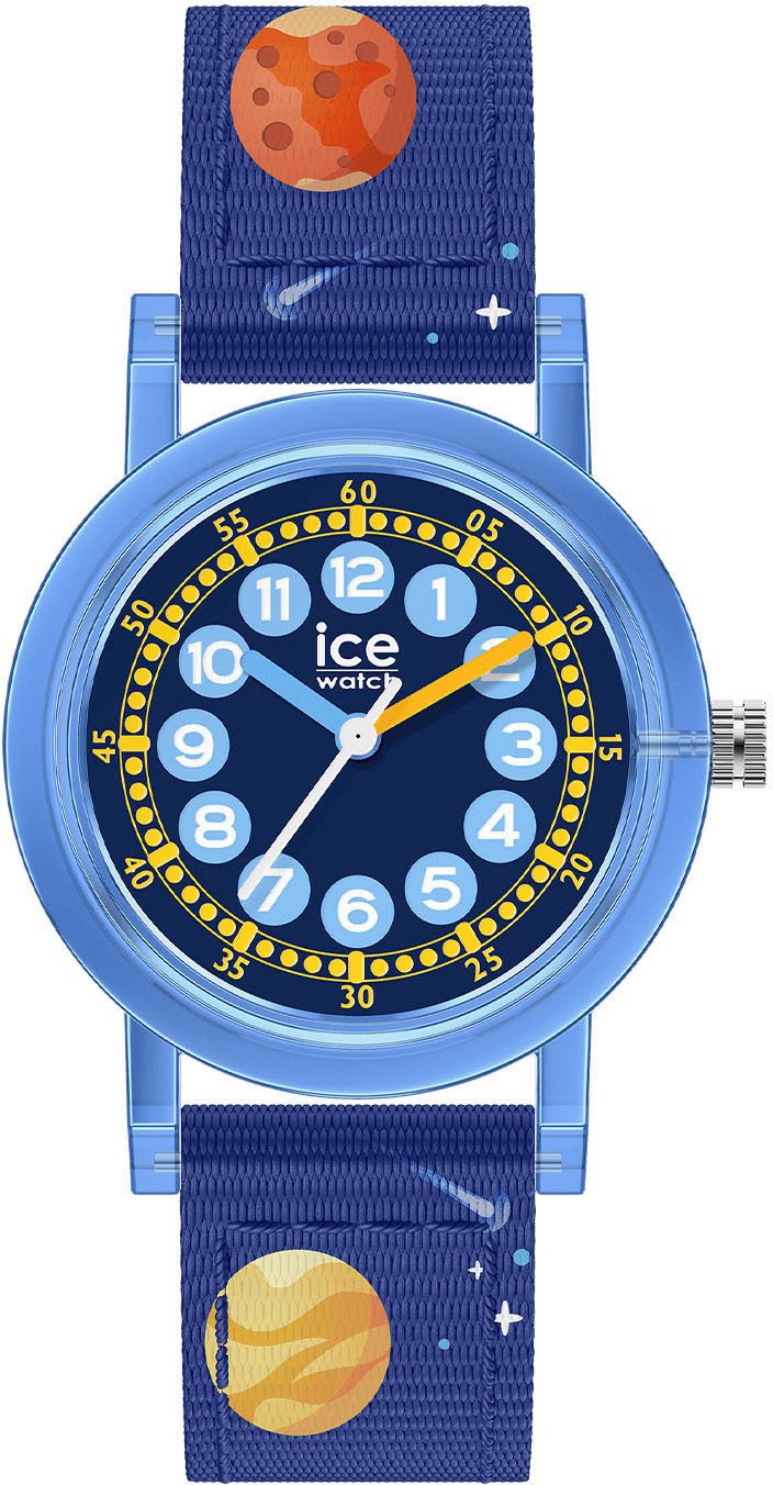 ice-watch Quarzuhr ICE learning - Boy - Extra Small - 3H 024500, Armbanduhr,Kinderuhr,Lernuhr,Jungen,Schulanfang,Geschenkidee,Weltall