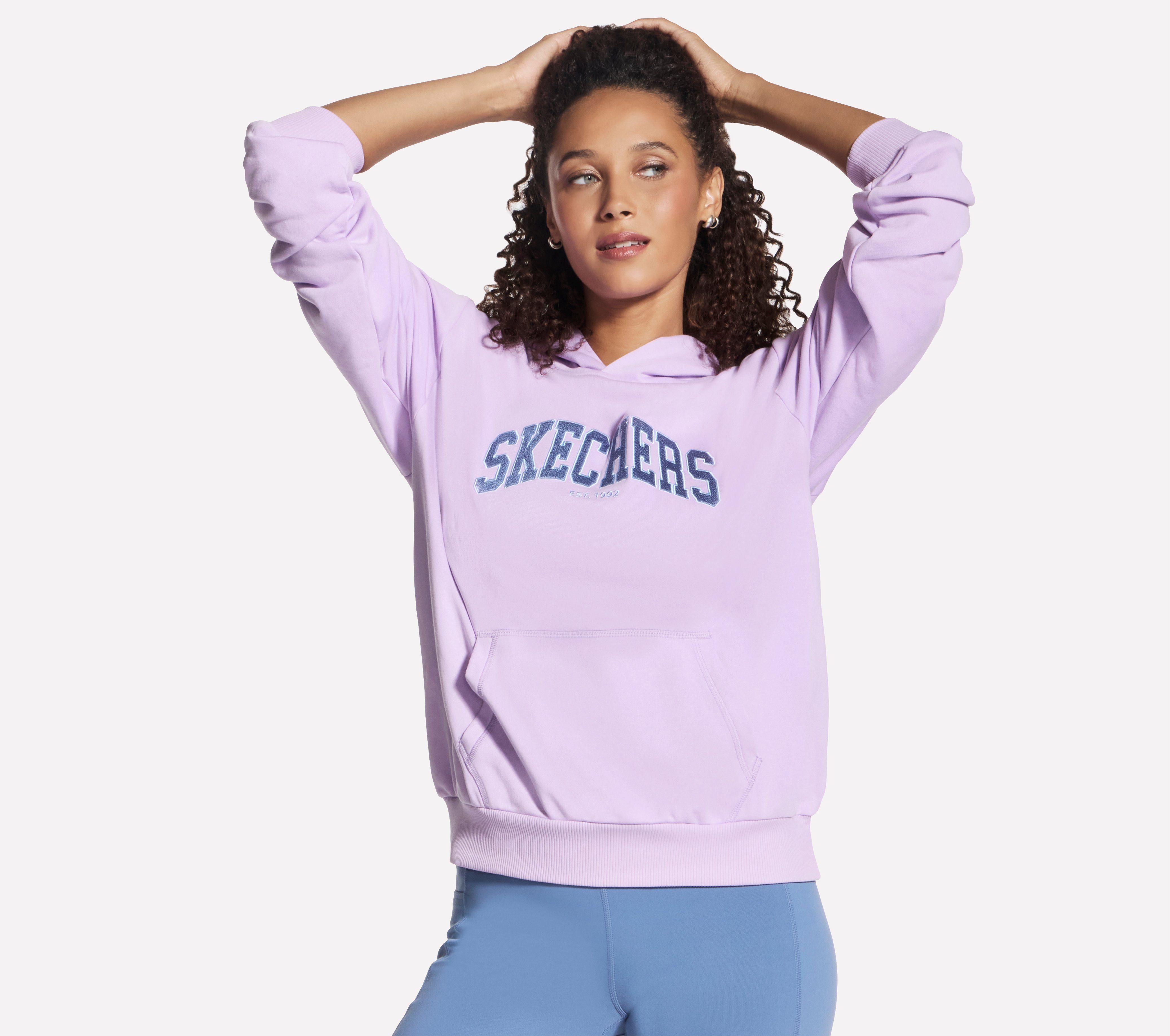 Skechers Kapuzensweatshirt Women's Hoodie aus Baumwolle und Polyester, für Erwachsene