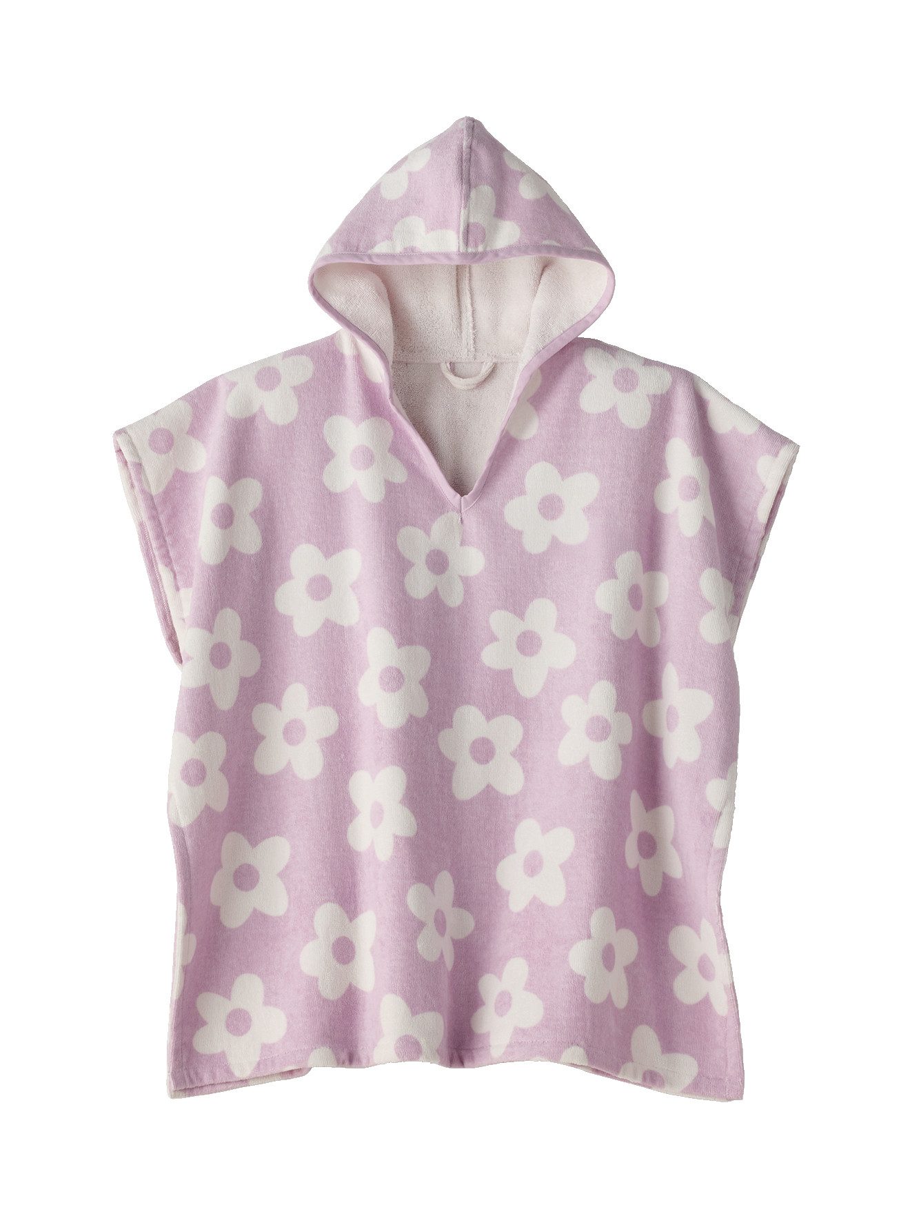 vertbaudet Badeponcho Kinder Badeponcho mit Recycling-Baumwolle, Recycelte Baumwolle