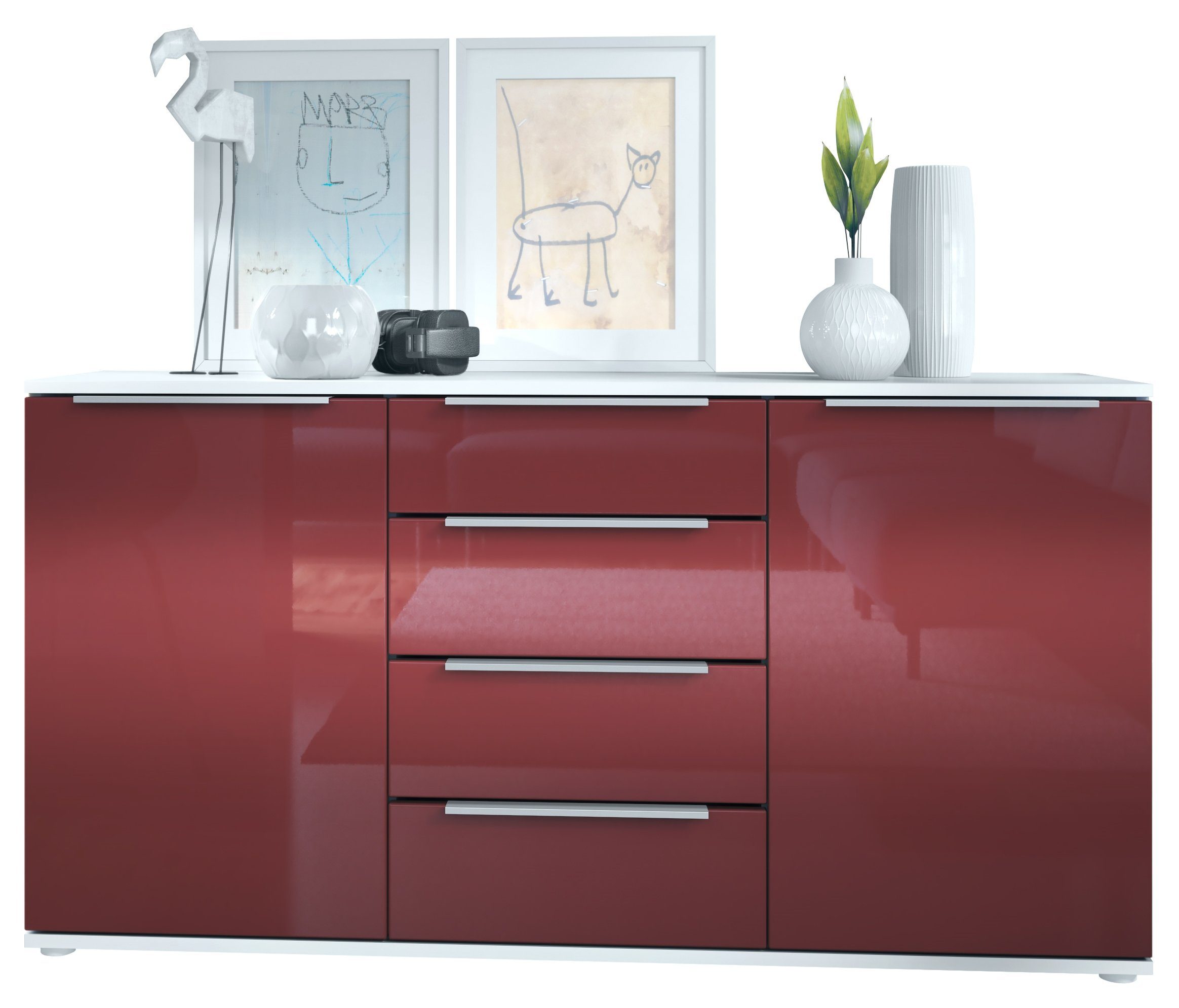 Vladon Sideboard Linio (Anrichte, mit 2 günstig online kaufen