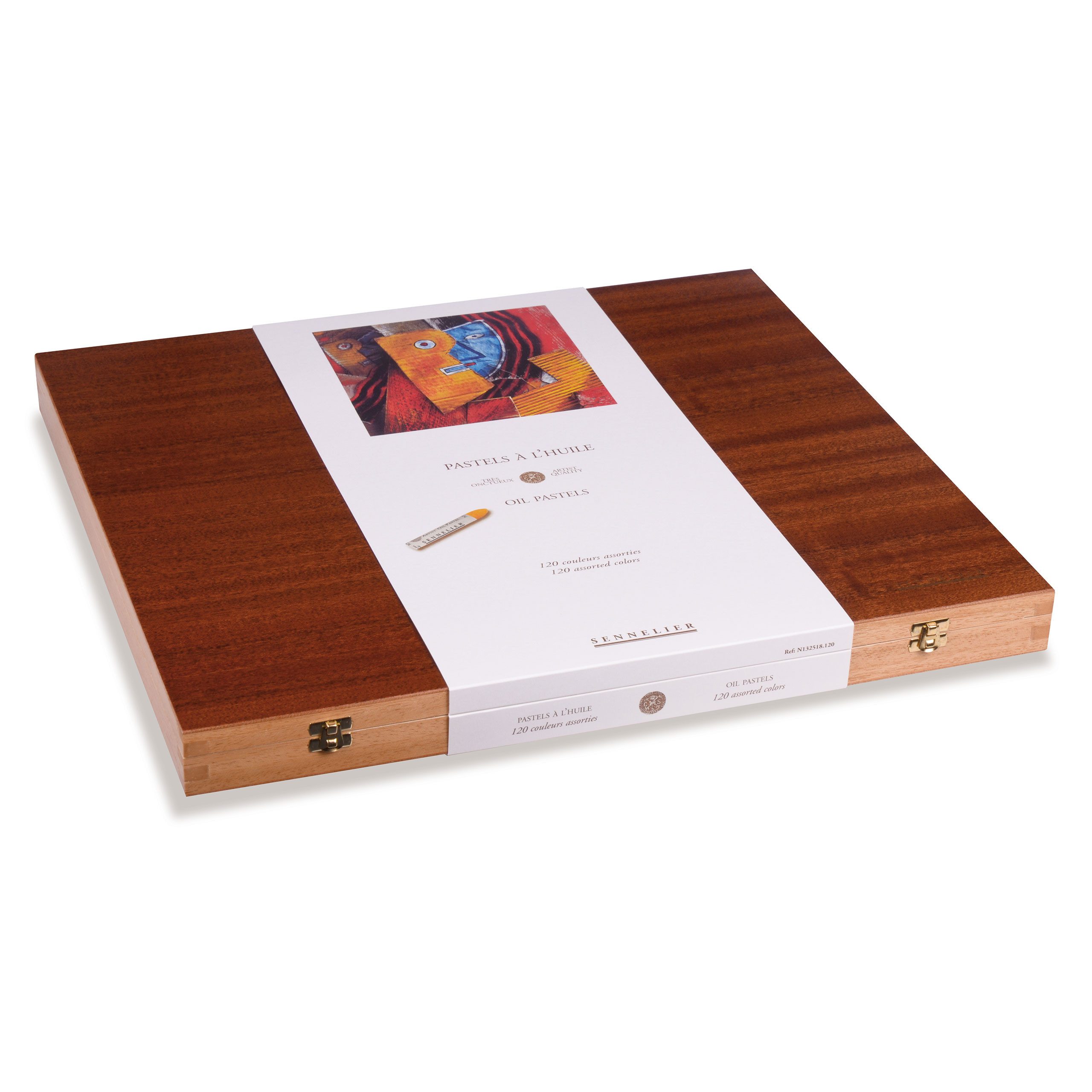 SENNELIER Ölfarbe Oil Pastels - Holzkasten mit 120 Ölpastellen Universal - N132518.120