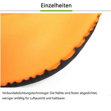 GelldG Luftkissen Aufblasbares Camping/Reise Kissen mit Abziehbarem Kissenbezug