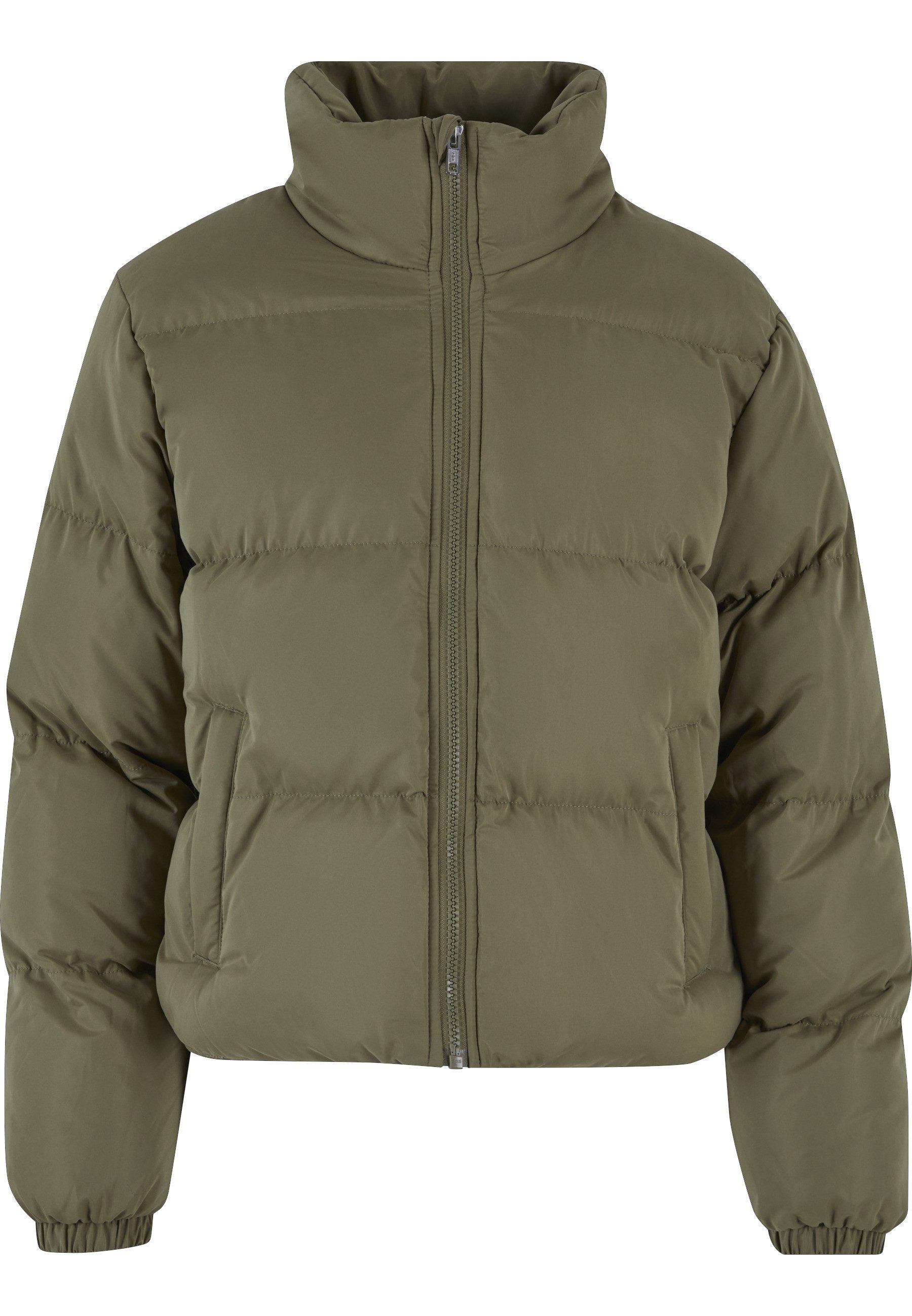 Winterjacke Urban Classics Damen Ladies Short Peached Puffer Jacket