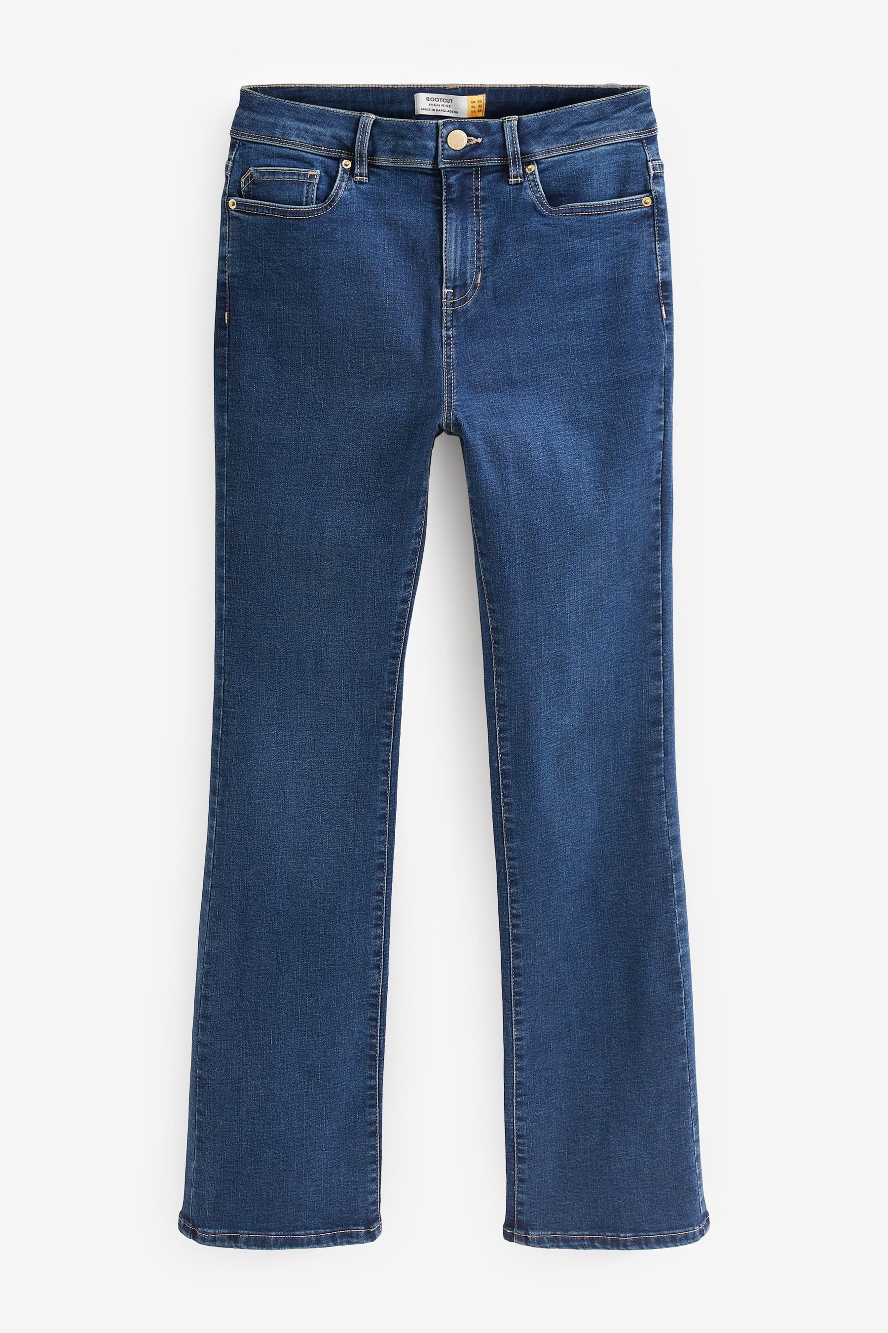 Next Bootcut-Jeans Dark Bootcut-Jeans (1-tlg) Blue