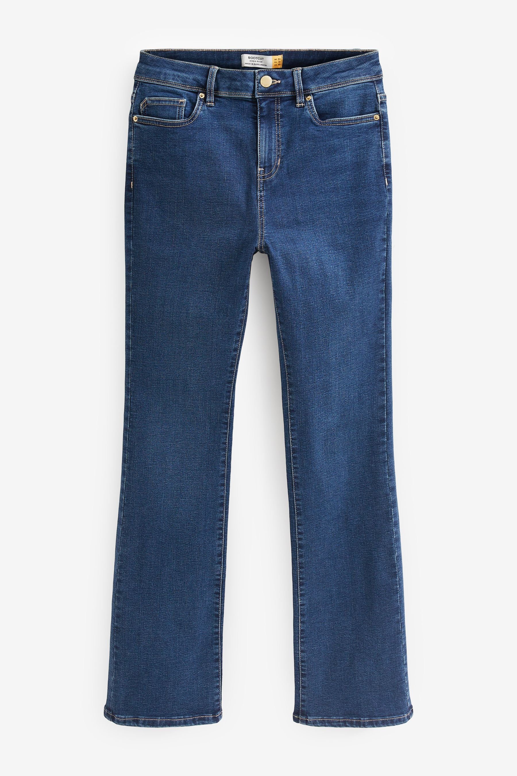 Blue (1-tlg) Bootcut-Jeans Dark Next Bootcut-Jeans