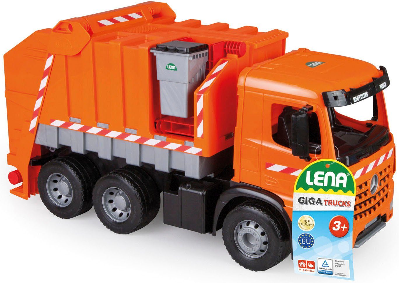 Lena® Spielzeug-Müllwagen Giga Trucks, Arocs, Made in Europe