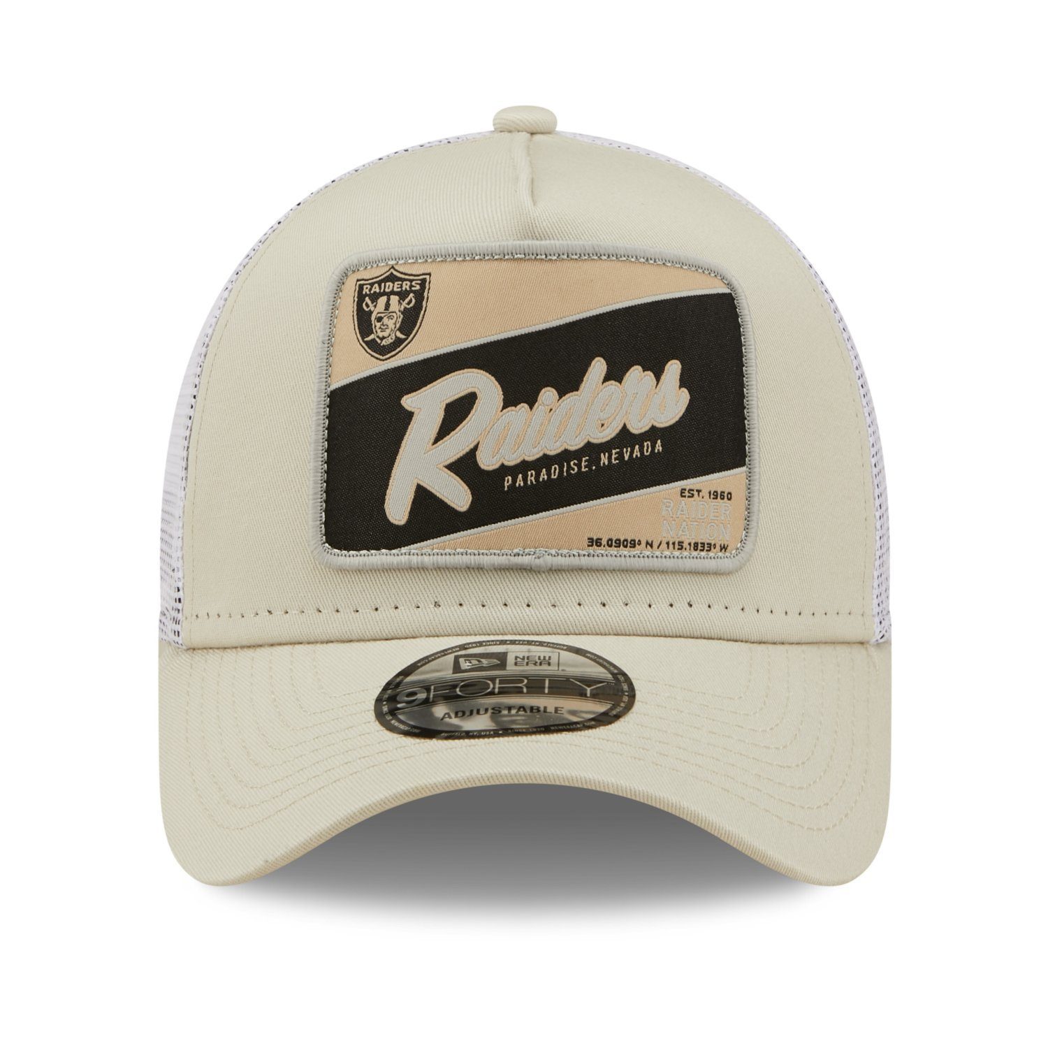 New Era Trucker Cap AFrame Trucker Las Vegas Raiders