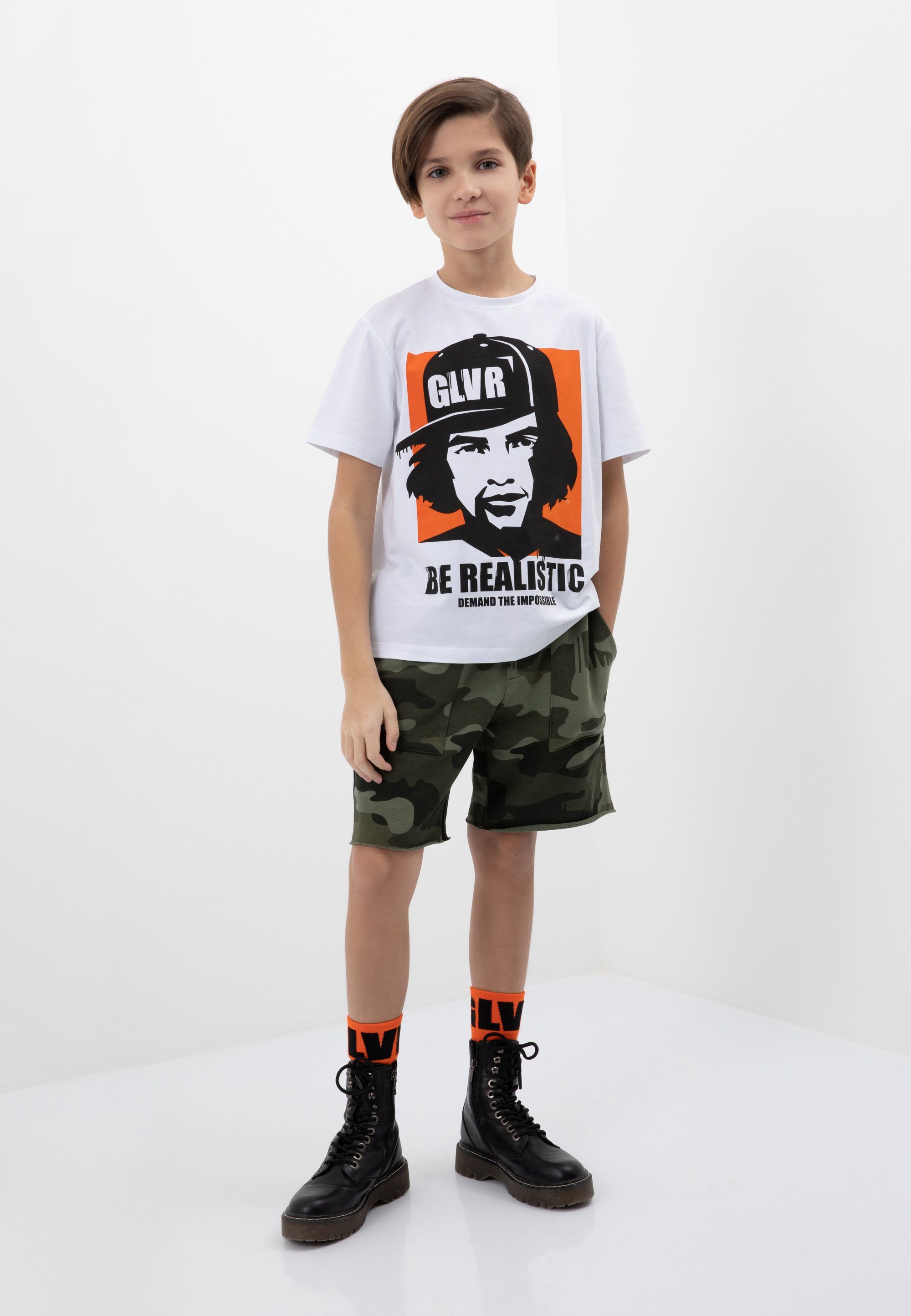 Shorts mit modischem Camouflage-Muster Gulliver