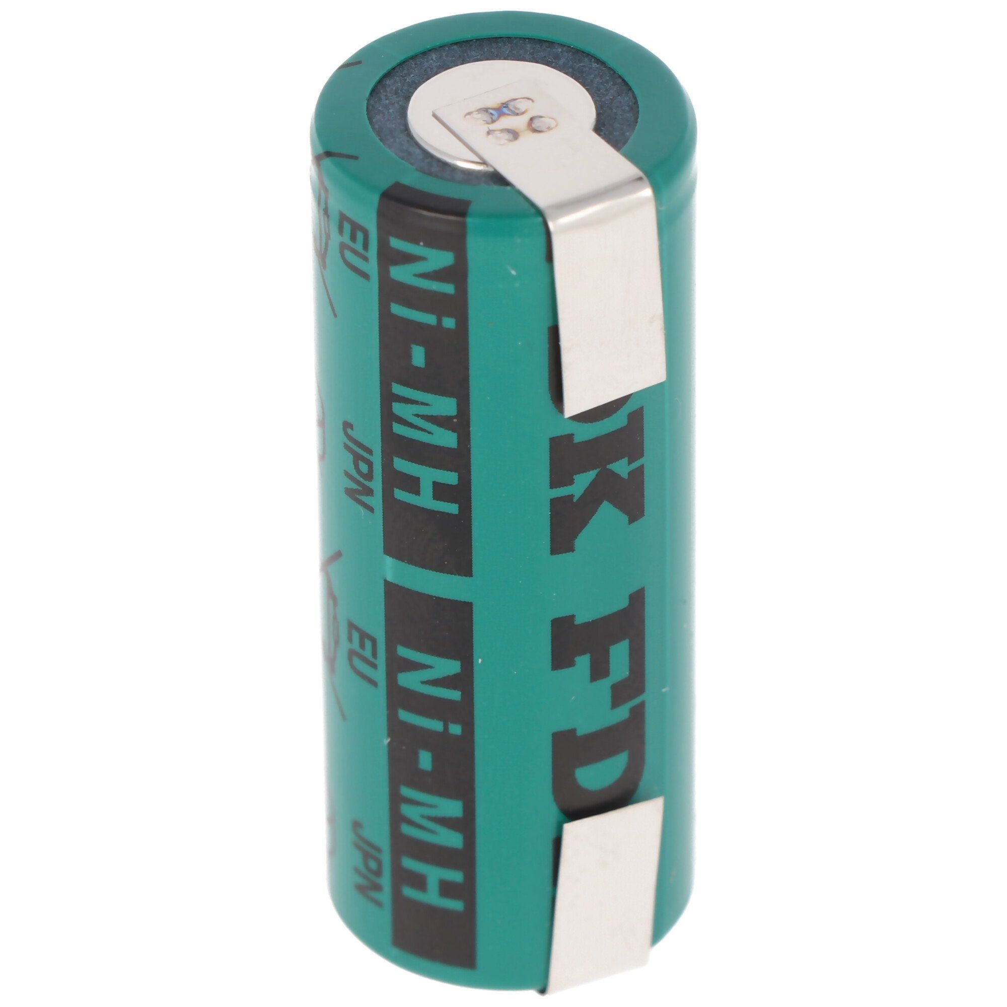 AccuCell Sanyo HR-4/5AU NiMH Akku 2150mAh 4/5A, 43x17mm mit Lötfahne in U-Form Akku 2150 mAh (1,2 V)