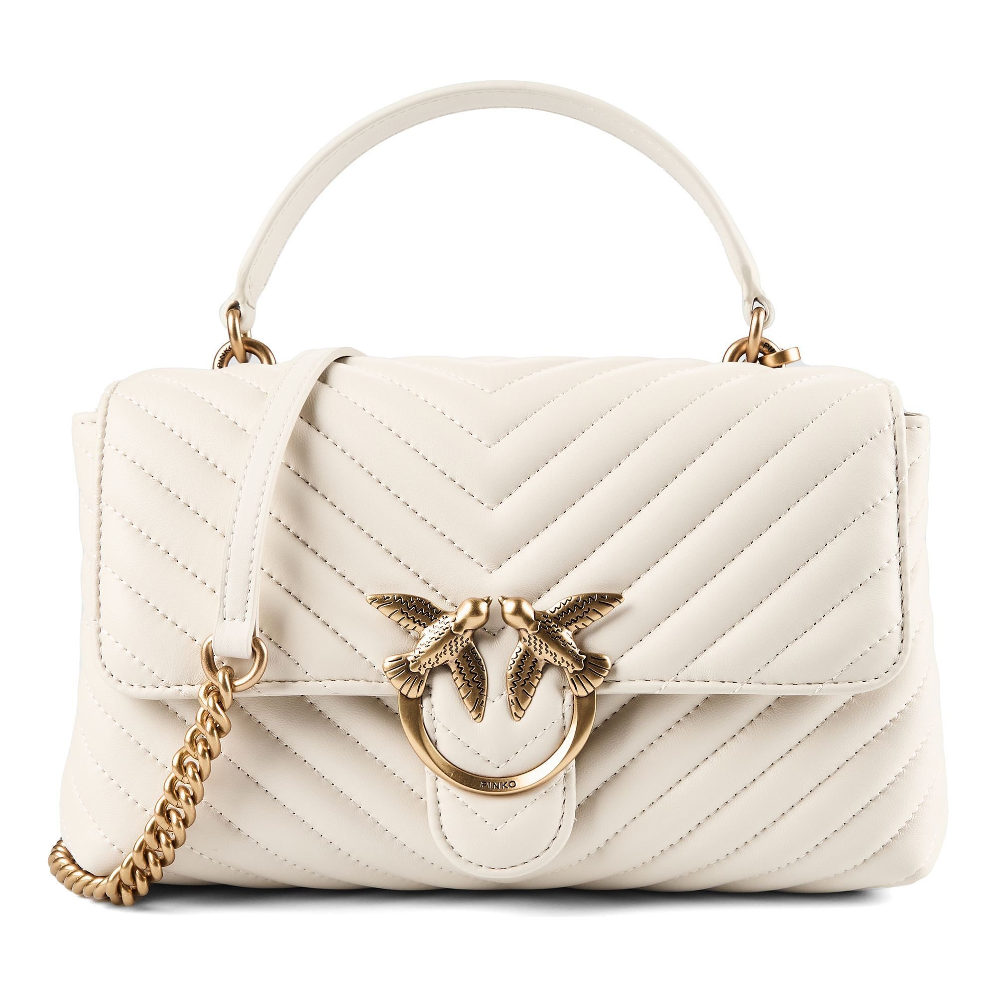 PINKO Henkeltasche Love Lady, Leder