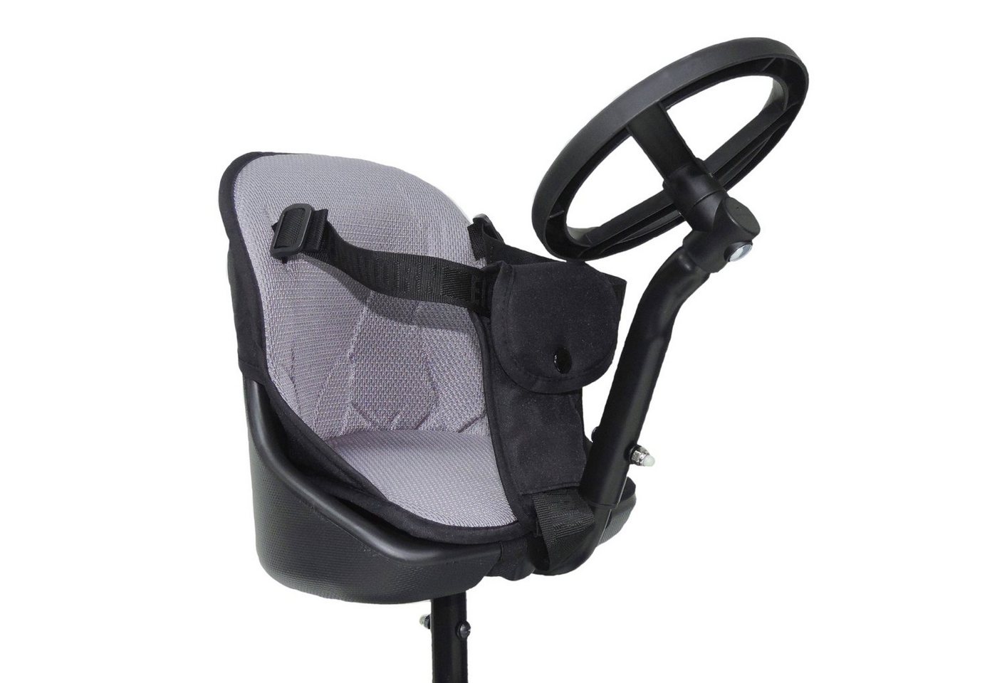 Thumbnail - Eichhorn Kinderwagen Buggyboard Eichhorn Cozy C-Rider mit oder ohne Sitz und Lenkrad, bunt blinkende Hinterräder