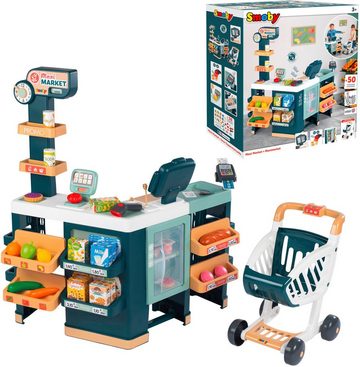 Smoby Kaufladen Supermarkt Maxi mit Einkaufswagen, mit Sound- und Lichteffekten; Made in Europe
