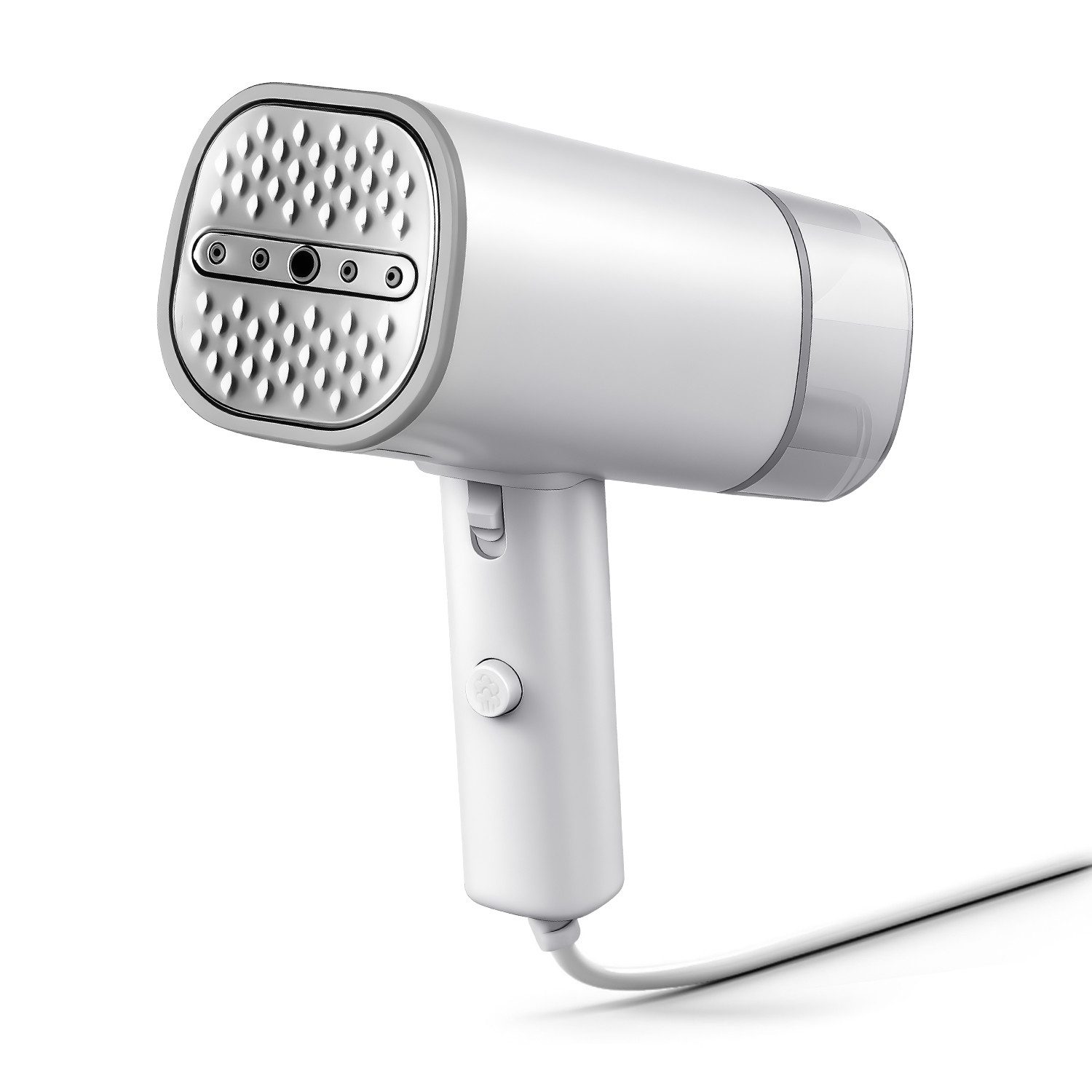 CkeyiN Pro Dampfbügeleisen mit 180 ml Wassertank,Dampfglätter,Handheld Steamer tragbares, 800 W, geeignet für alle Stoffe, für Zuhause, Reisen, Zuhause und Büro, Weiß