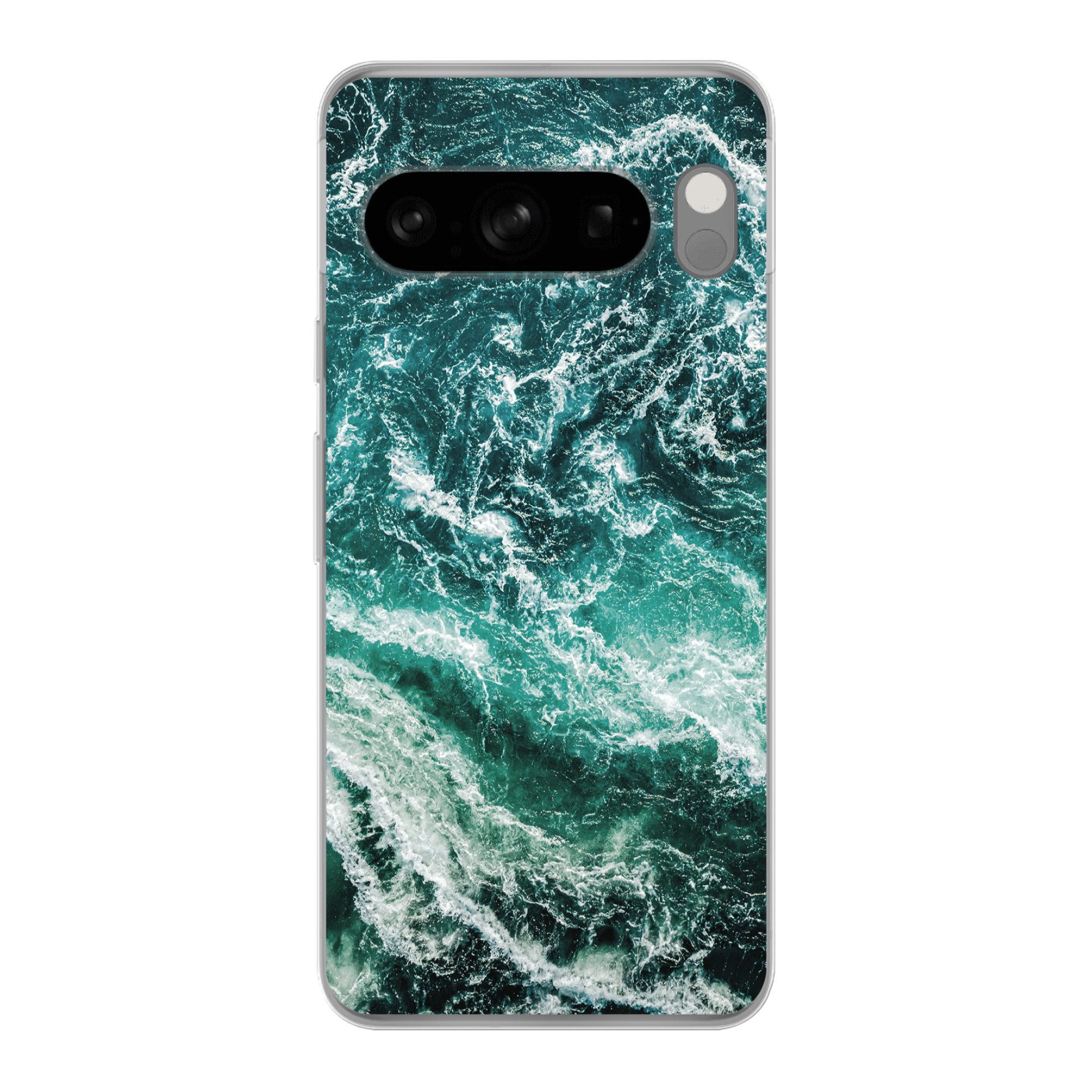 MuchoWow Handyhülle für Google Pixel 8 Pro Marmor - Gemustert - Natursteine, Phone Case, Silikon, Schutzhülle Dünn