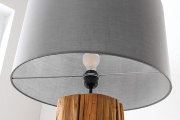 riess-ambiente Stehlampe ROOTS 180cm grau, ohne Leuchtmittel, Wohnzimmer · Massivholz · Leinen · Handarbeit · Maritim