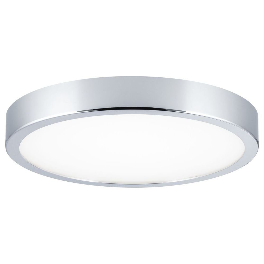 Deckenbeleuchtung, IP44, 20W warmweiss, LED LED Deckenlicht Chrom Angabe, Deckenleuchte Deckenlampe, LED, Ja, Paulmann keine Aviar fest 2000lm Deckenleuchte verbaut, Leuchtmittel enthalten: