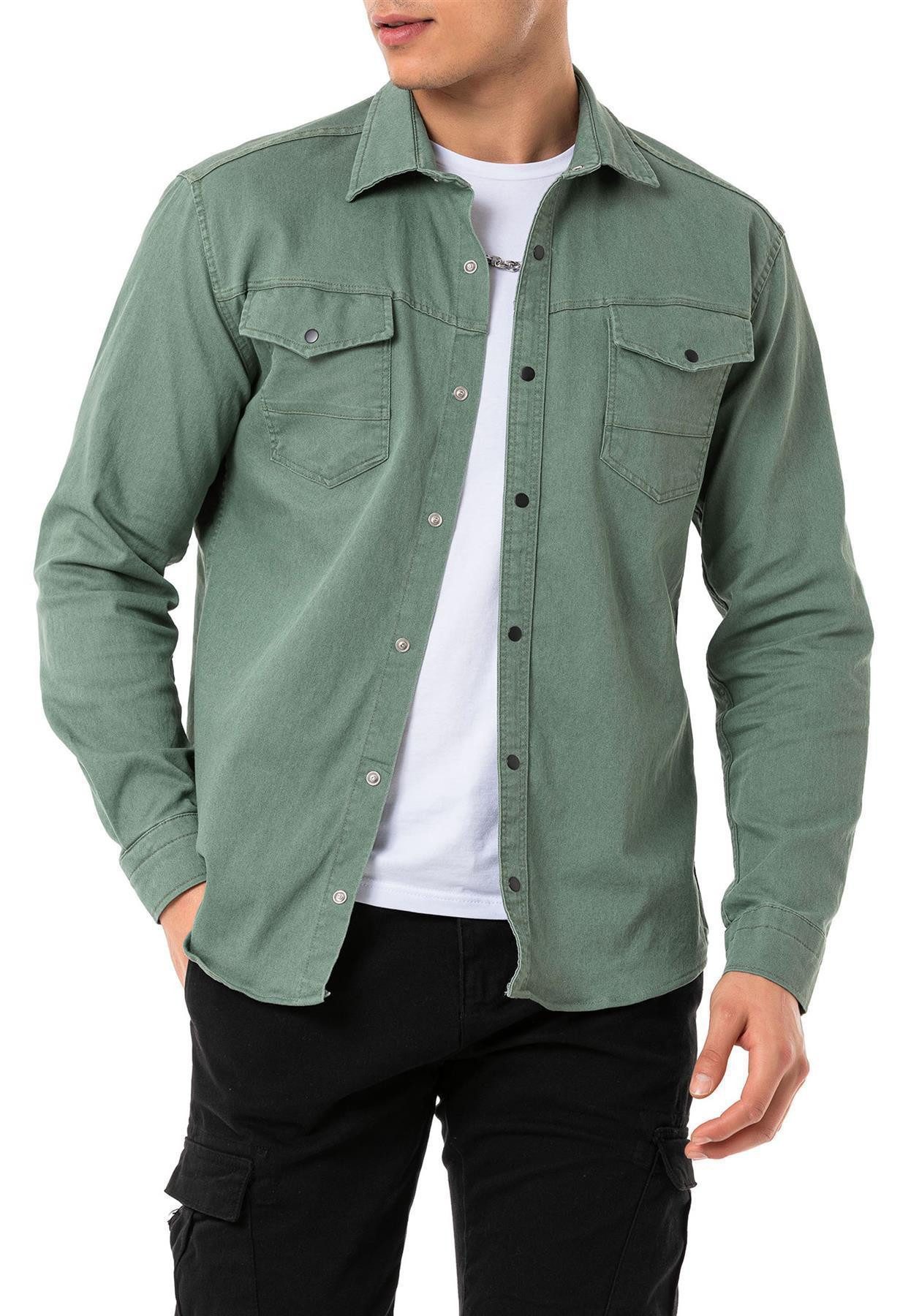 RedBridge Jeanshemd Premium Denim Hemd günstig online kaufen