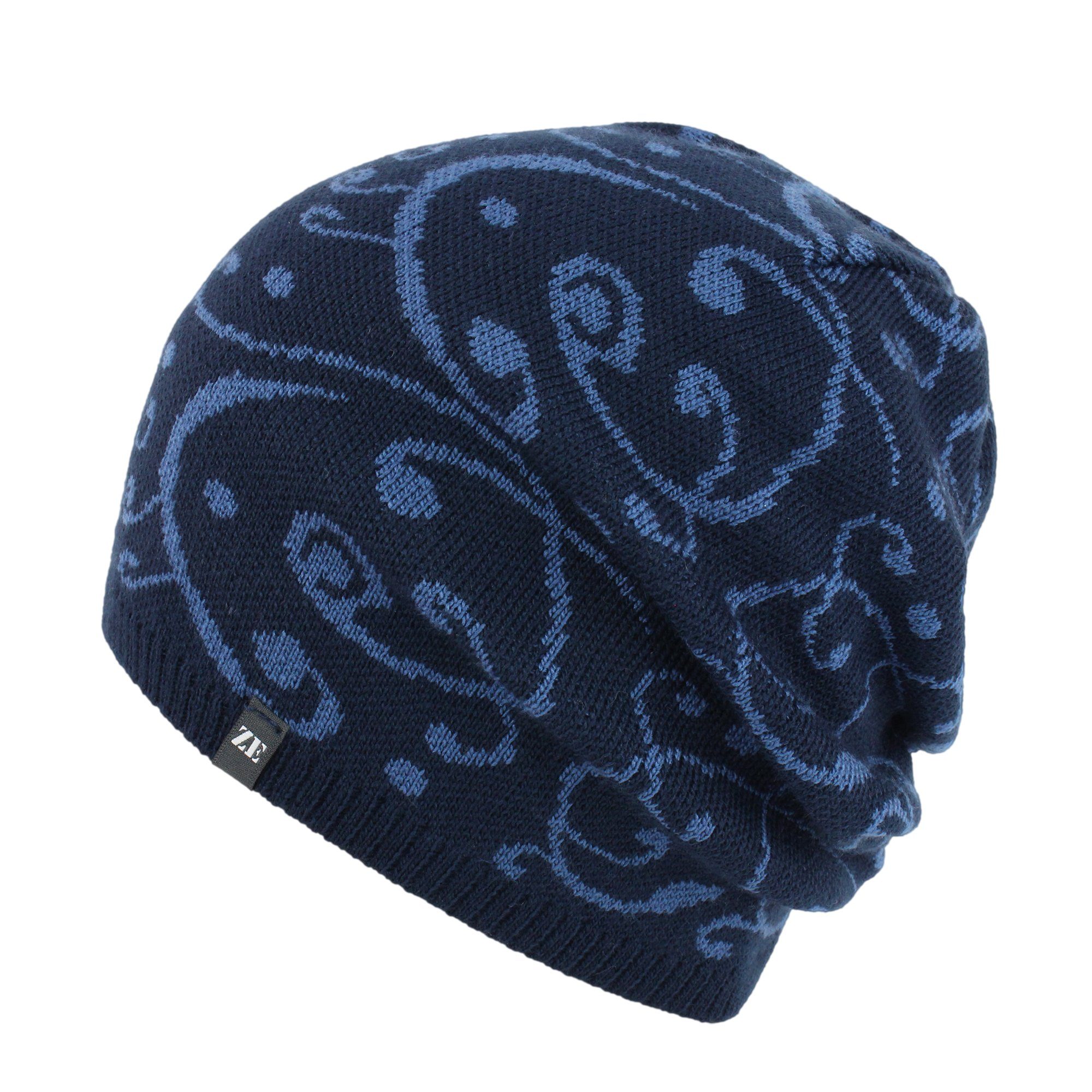ZEBRO Strickmütze Mütze "Ornamente" günstig online kaufen