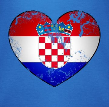 Shirtracer Shirtbody Kroatien Croatia 2024 Fussball EM Fanartikel Baby