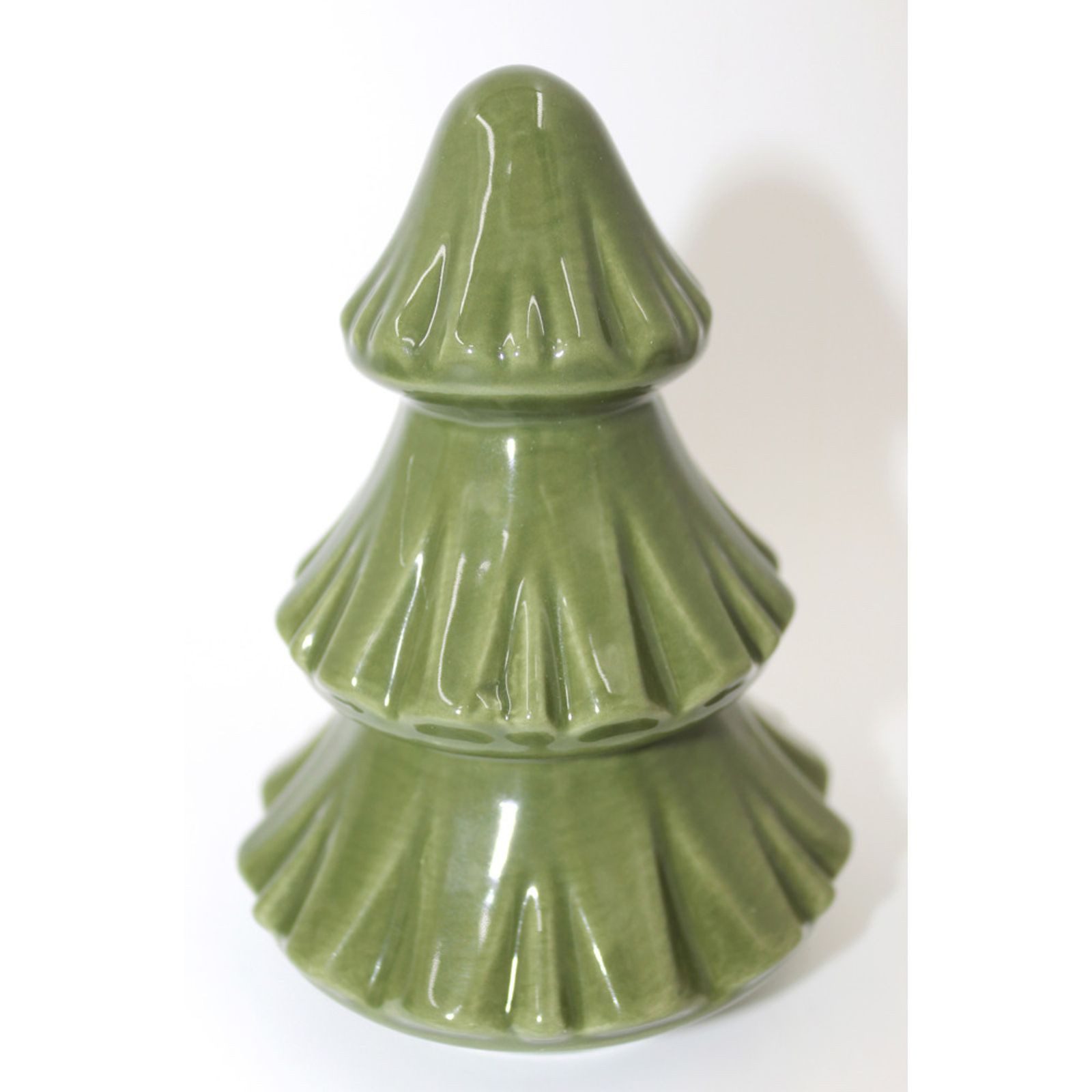 Dekofigur WH Keramik-Tanne 9,5 x 13 cm Weihnachtsfigur 12 Stück