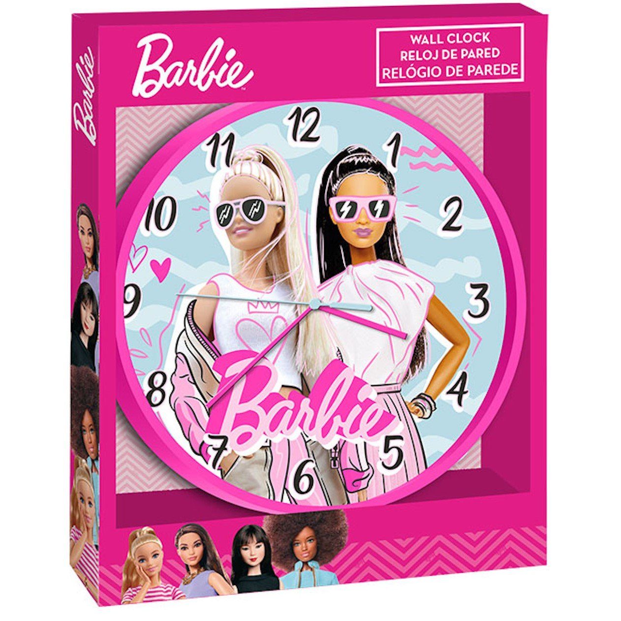 Kids Euroswan Wanduhr Barbie Wanduhr für günstig online kaufen