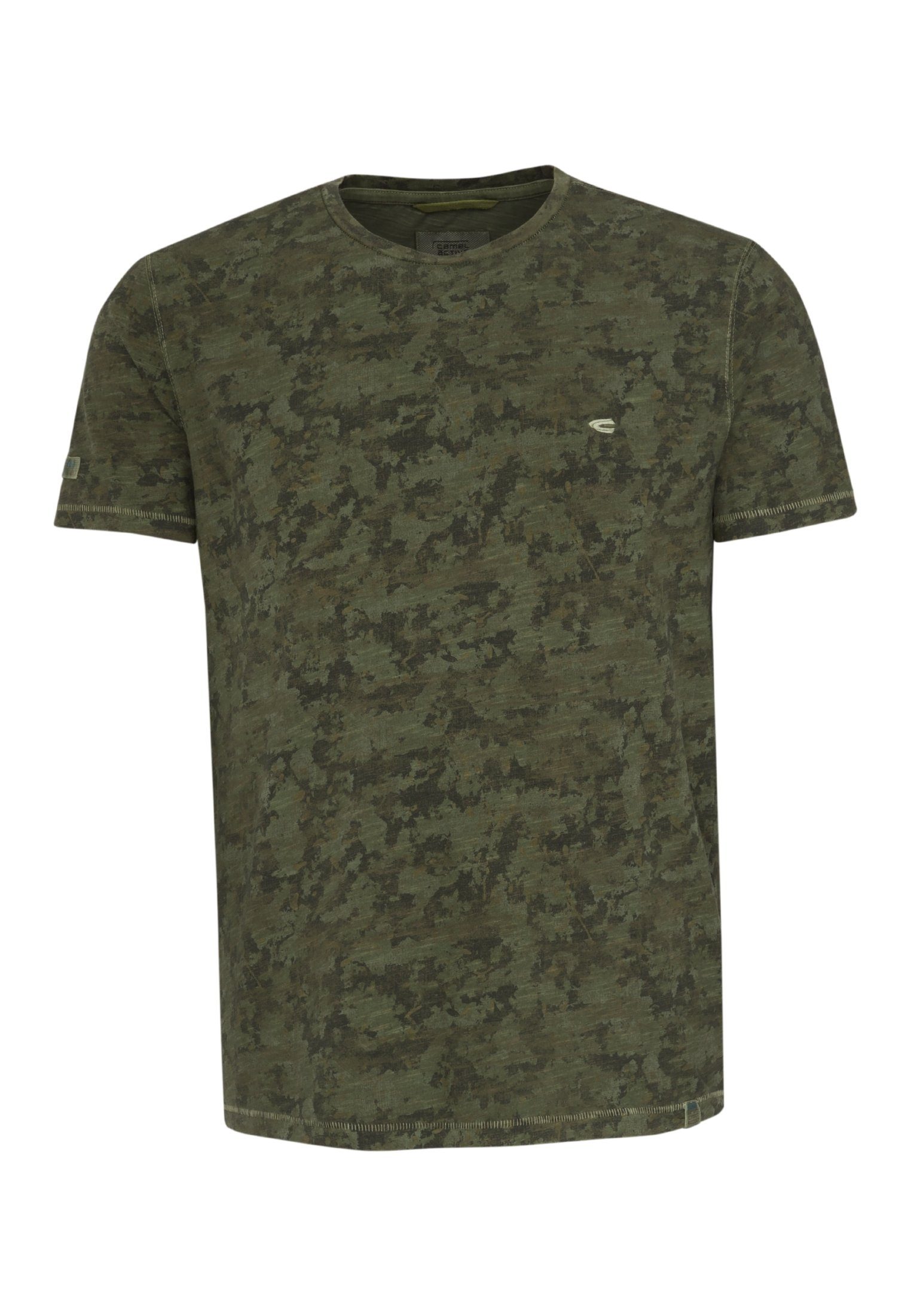 camel active T-Shirt »camel active« Kurzarm Rundhals Print ...