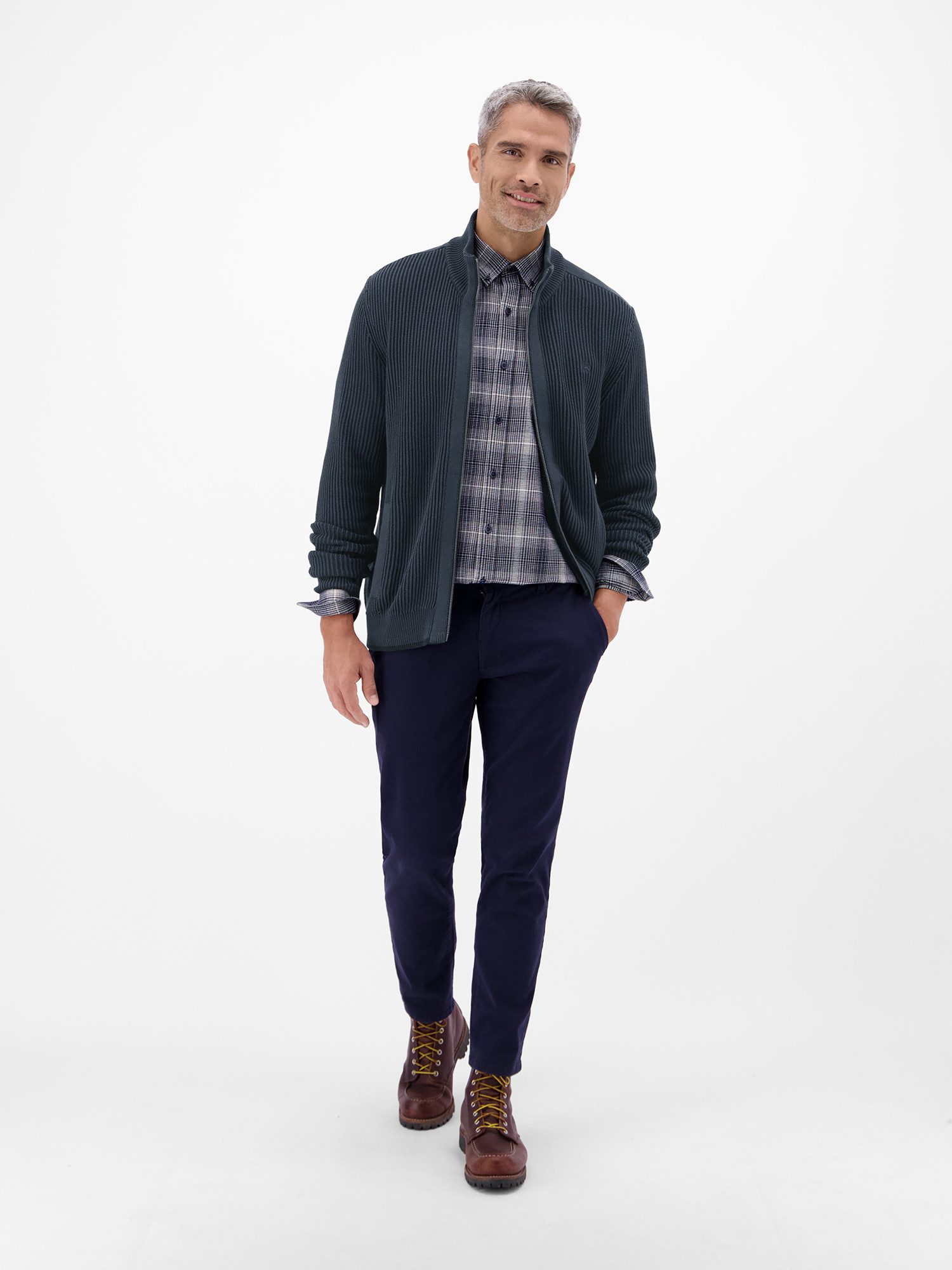 LERROS Strickjacke Herren Strickjacke - casual, modisch und bequem