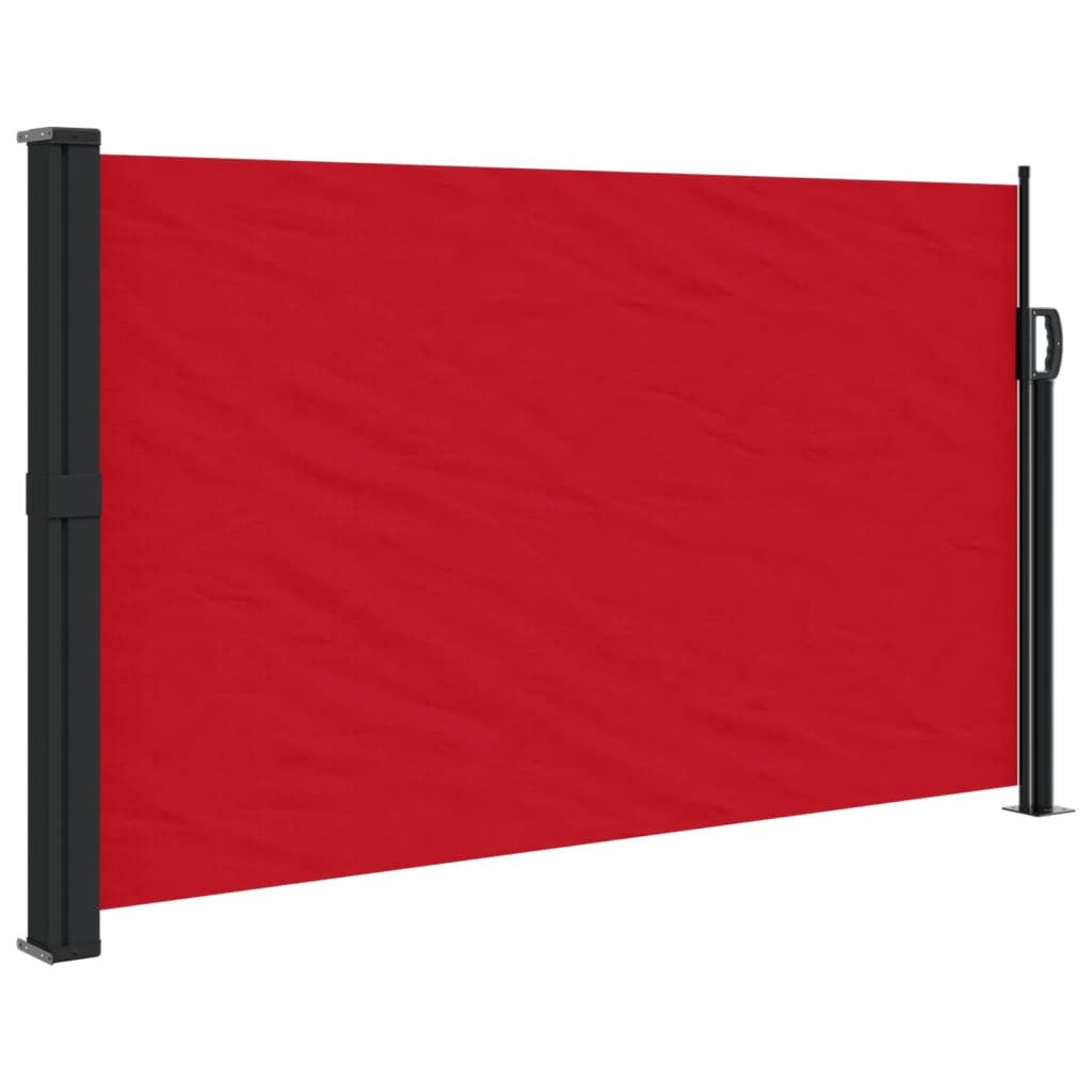 furnicato Markise Ausziehbare Seitenmarkise 120 x 600 cm in Rot (1-St)