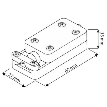 SO-TECH® spritzwassergeschützte Kabelbox / Verbindungsgehäuse Lampen-Verbindungskabel