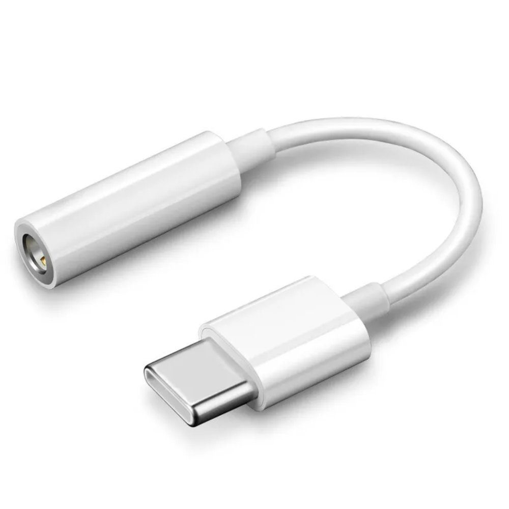 TradeNation USB C auf AUX Audio Адаптери Typ C Kabel 3,5mm Klinke Handy Kopfhörer Аудио адаптер USB-C zu 3,5-mm-Klinke, Flexibel, Robust