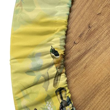 Abakuhaus Tischdecke Rundum-elastische Stofftischdecke, Vogel Kleine Vögel auf Zweigen