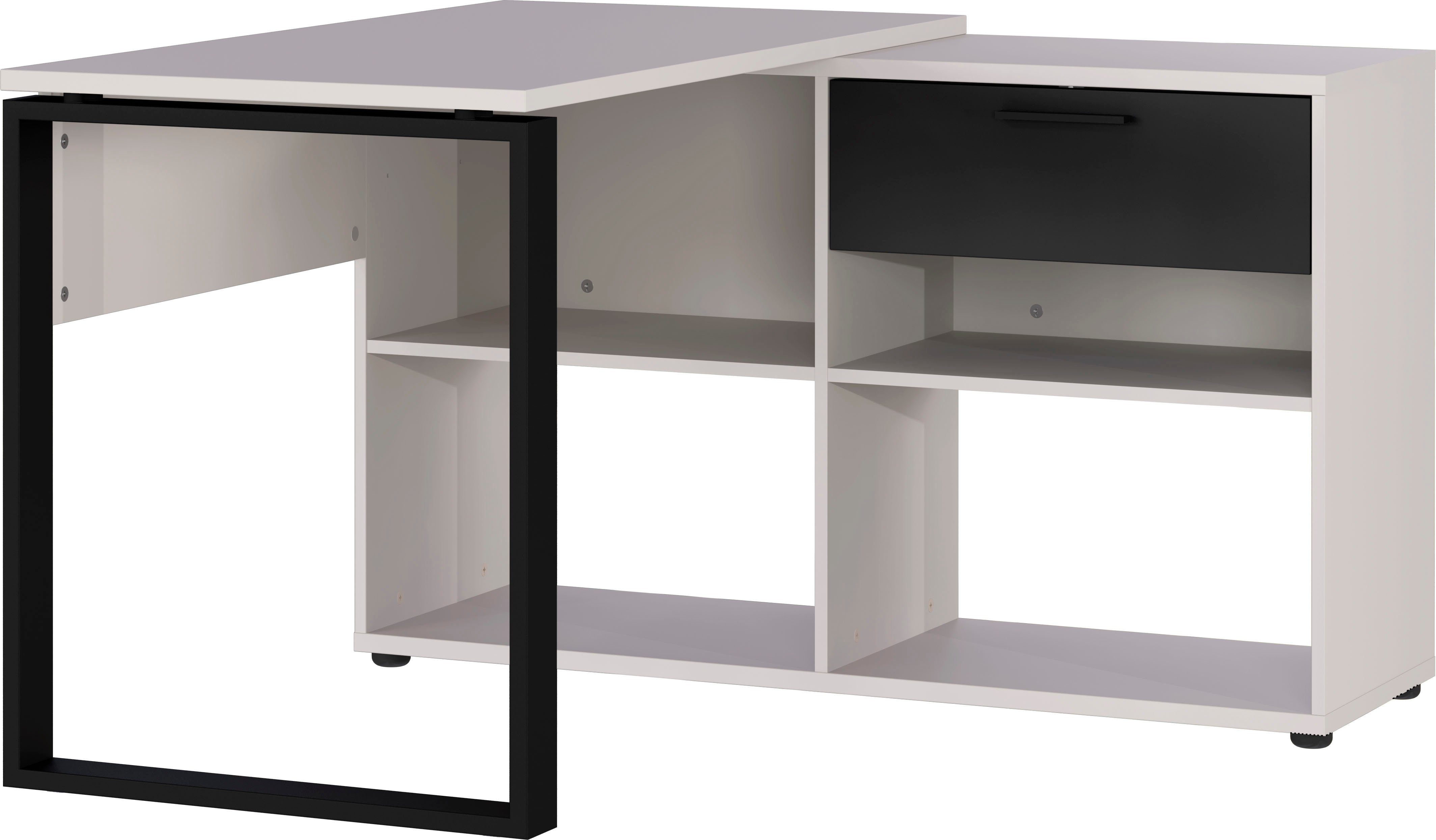 zwei GERMANIA Sideboard mit Büro-Set (3-St), Fenton, inkl. integriertem und Aktenschränken Schreibtisch
